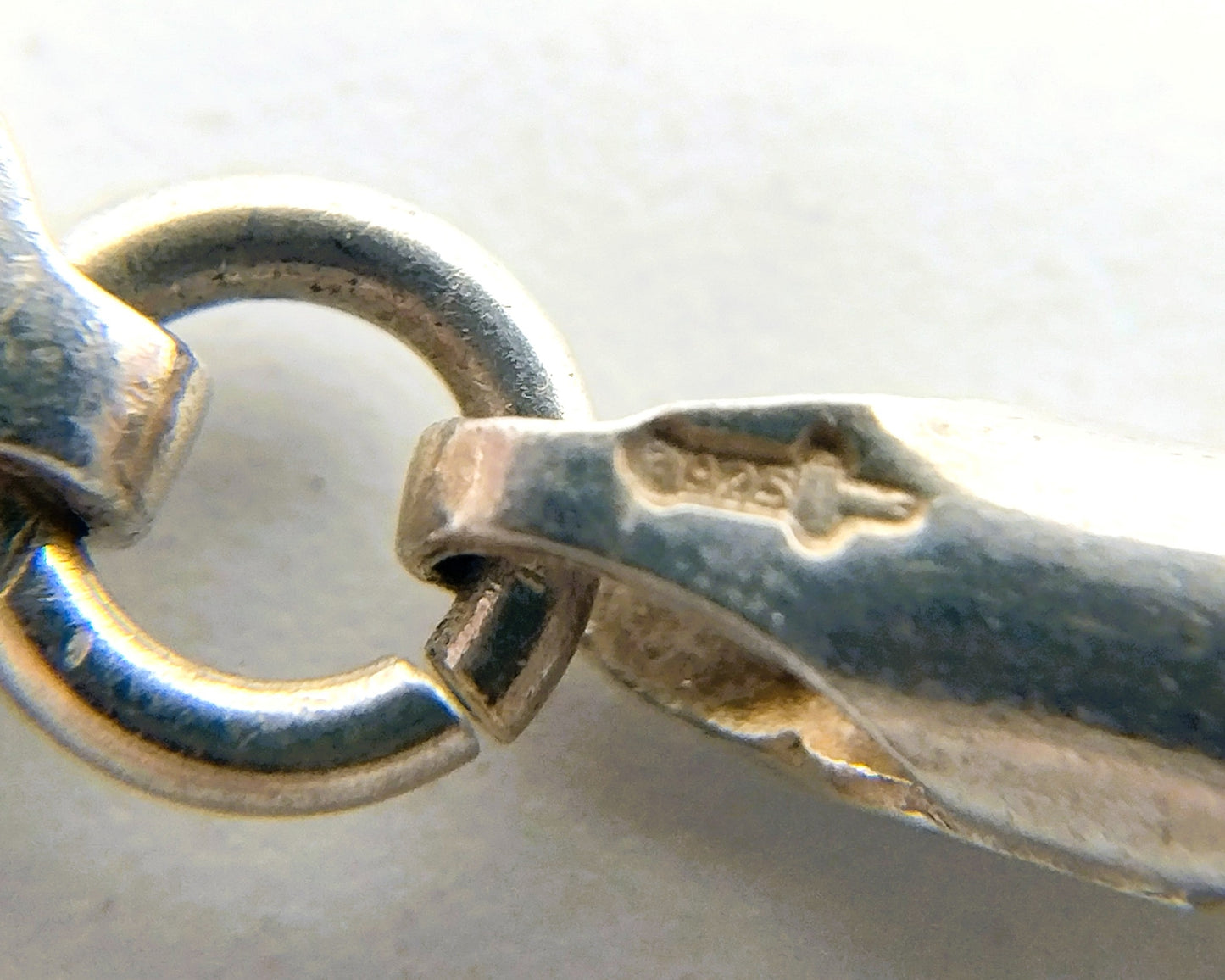 Silver snake chain, 42.5 cm.
