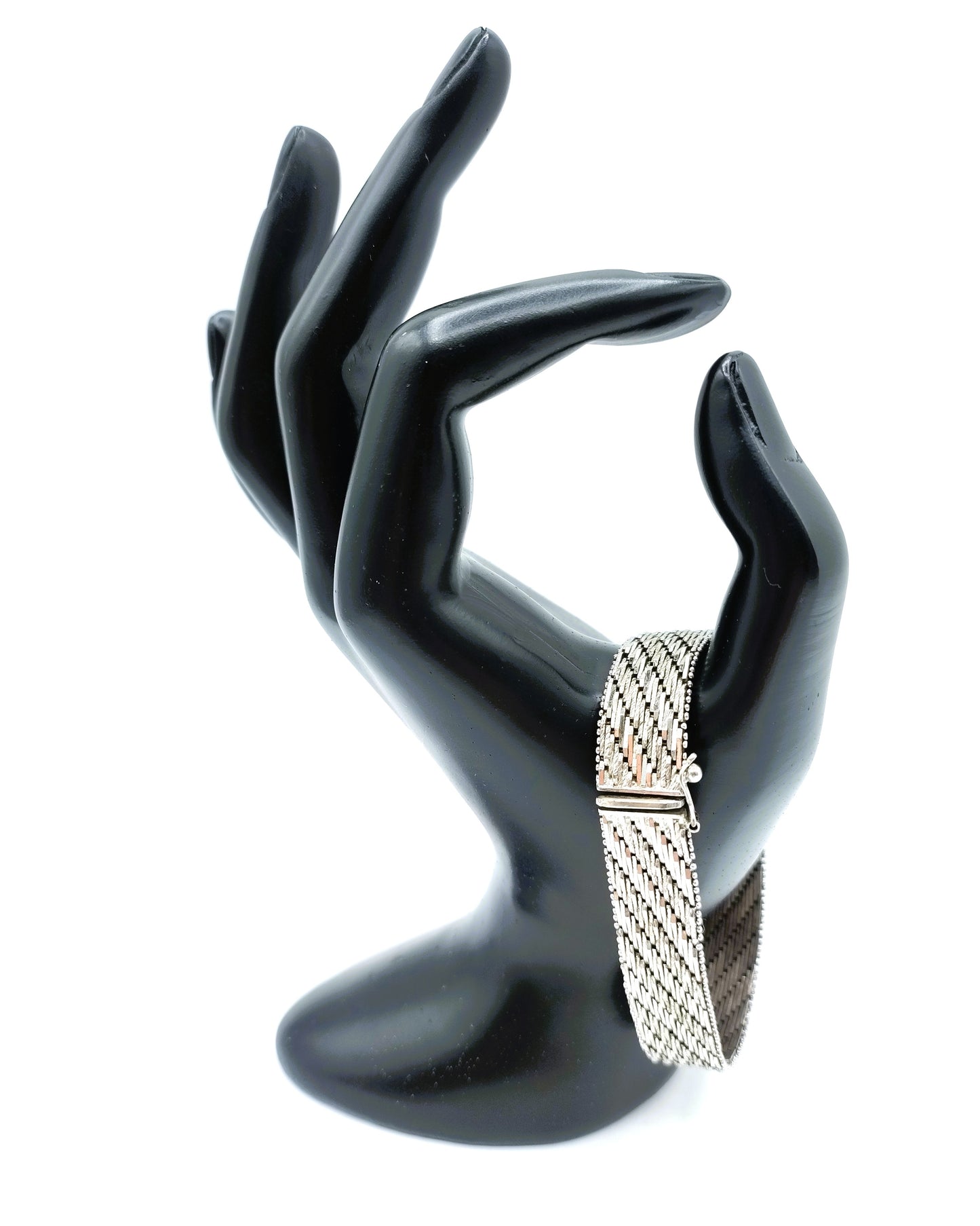 Vintage zilveren armband, Italië, 835, 19,5 cm.