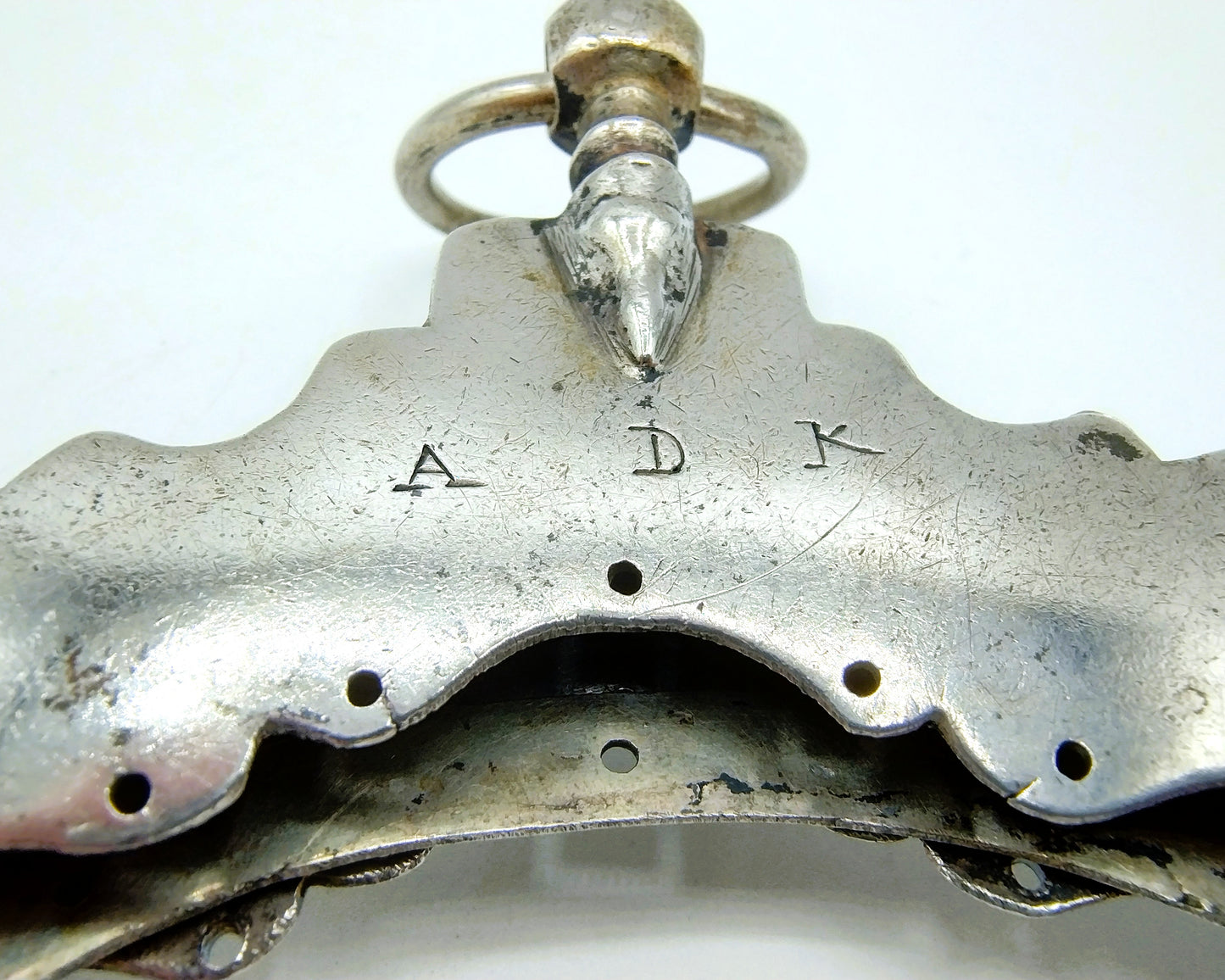 Zilveren tasbeugel (papegaaien), G. Swaantjes, Schoonhoven, 1789