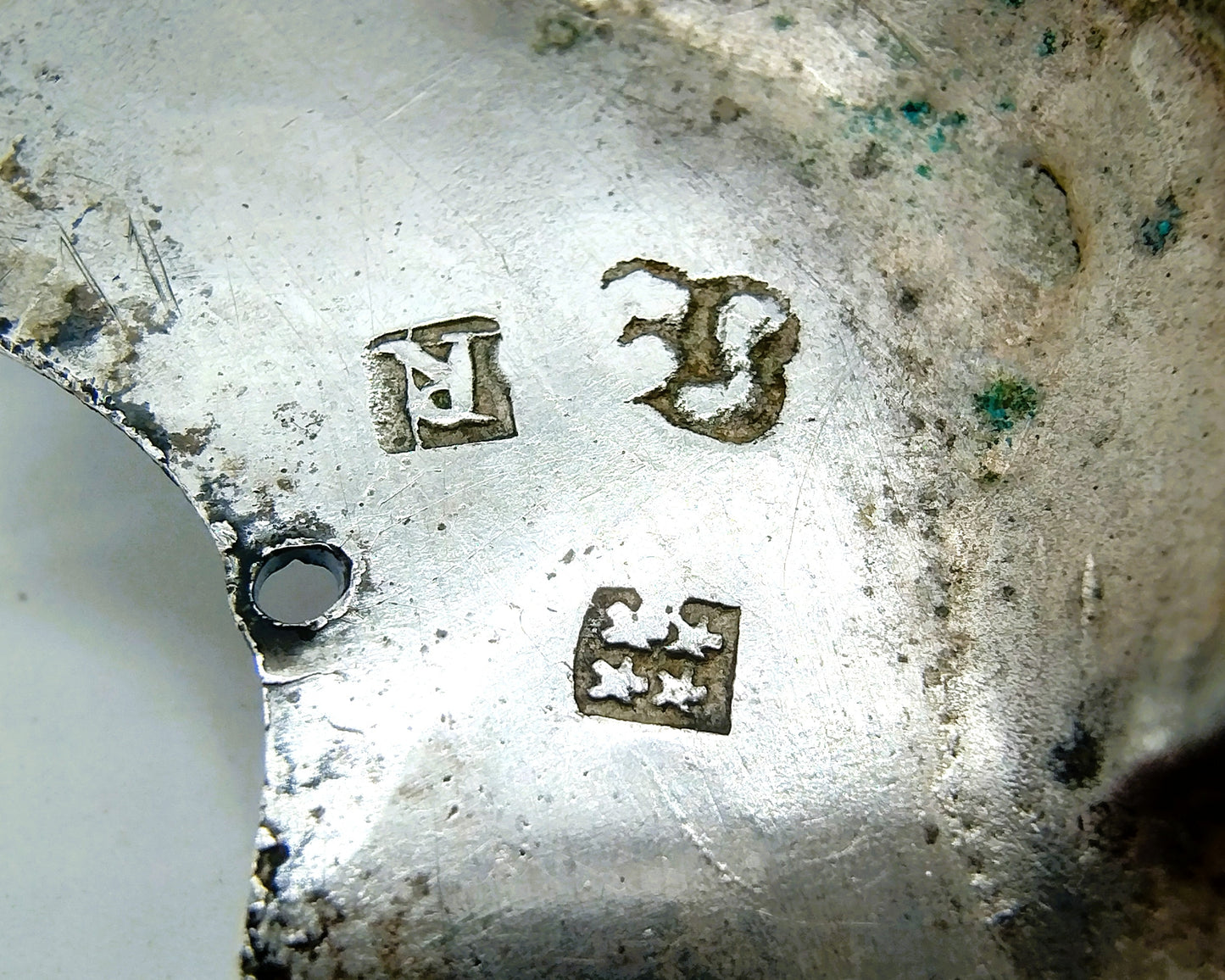 Zilveren tasbeugel (papegaaien), G. Swaantjes, Schoonhoven, 1789