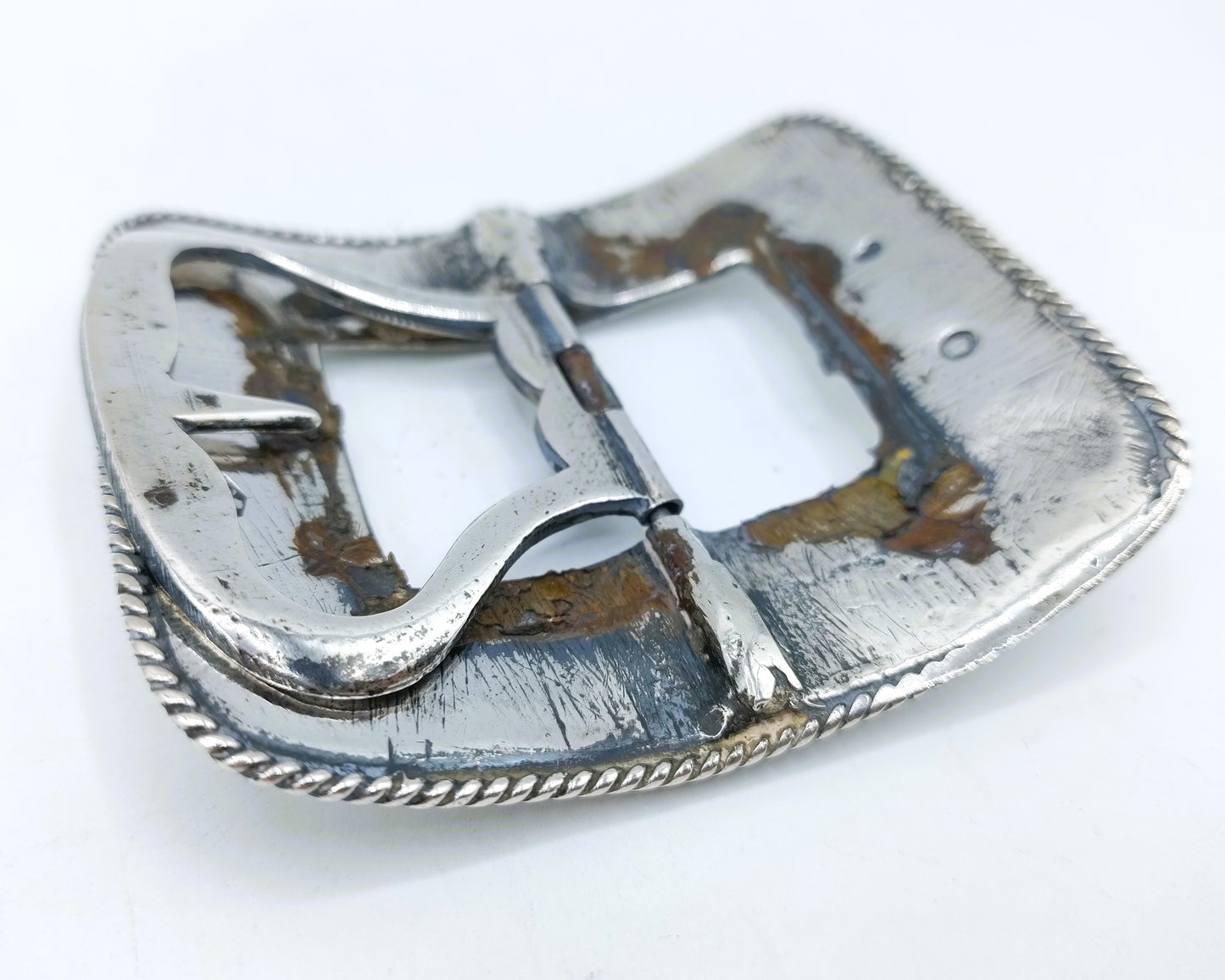 Silver shoe buckle, Widow of Mathijs Broese, Amsterdam, 1825