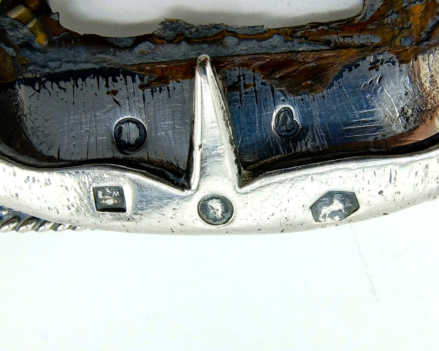 Silver shoe buckle, Widow of Mathijs Broese, Amsterdam, 1825