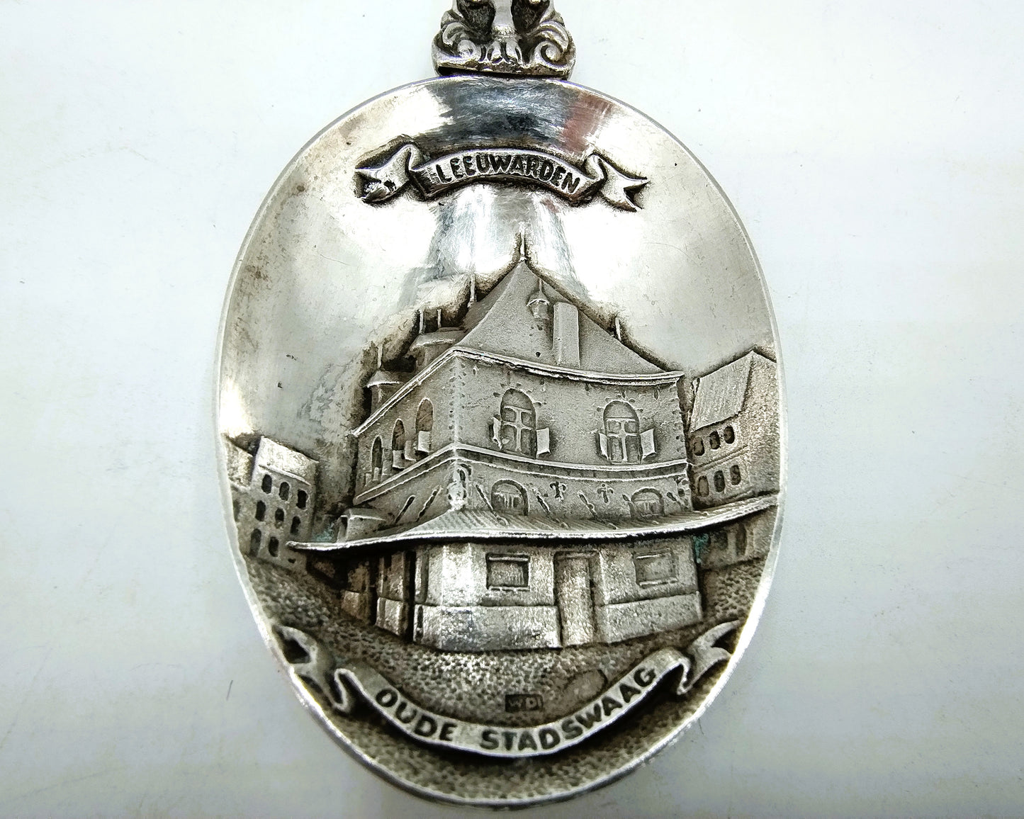 Silver occasional spoon, WJ Dumerniet, Leeuwarden, 20th century