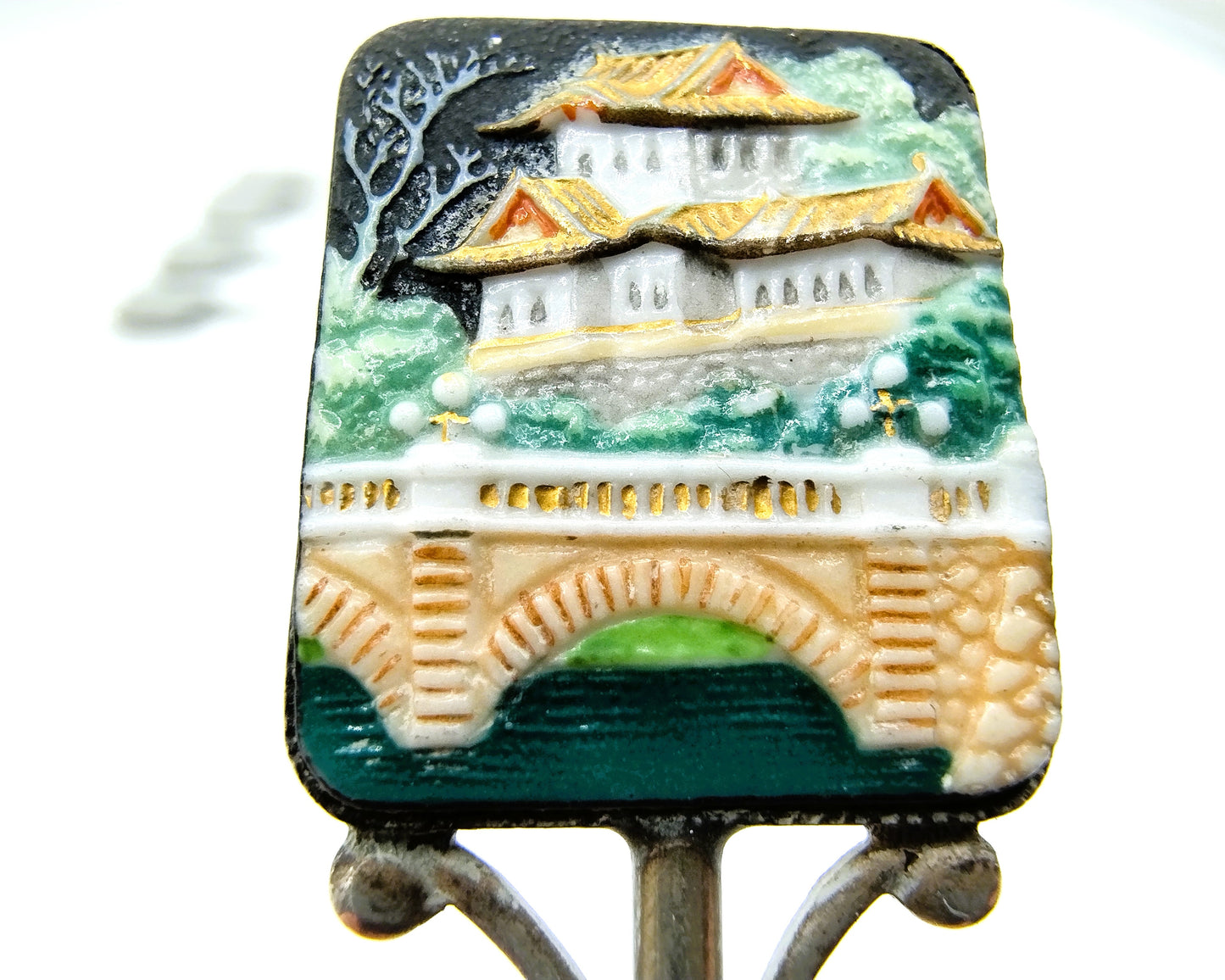 5 Lepels met porselein, Arita Toshikane, Japan, 20e eeuws