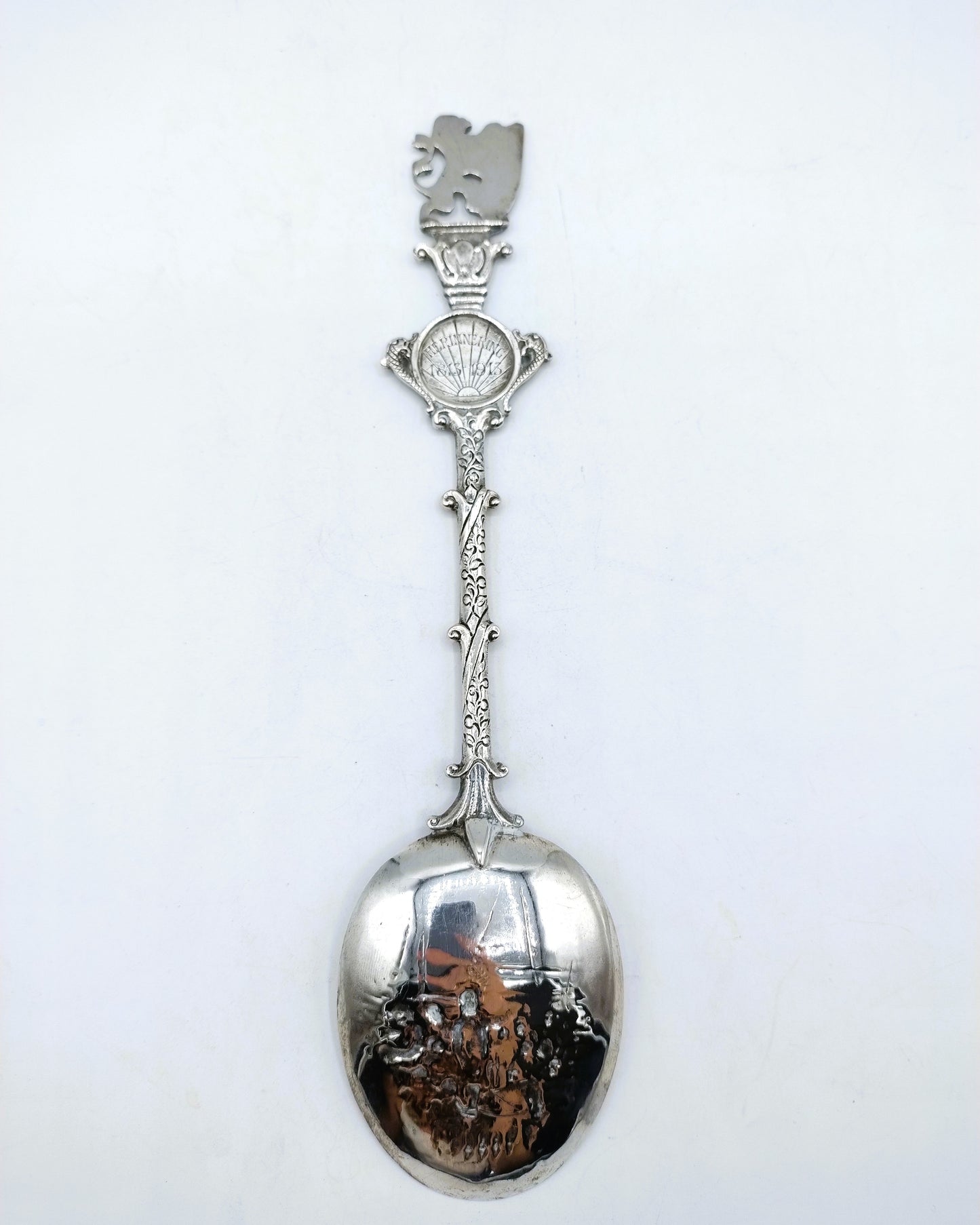 Silver commemorative spoon, G. Soutendijk, Amsterdam, 20th century