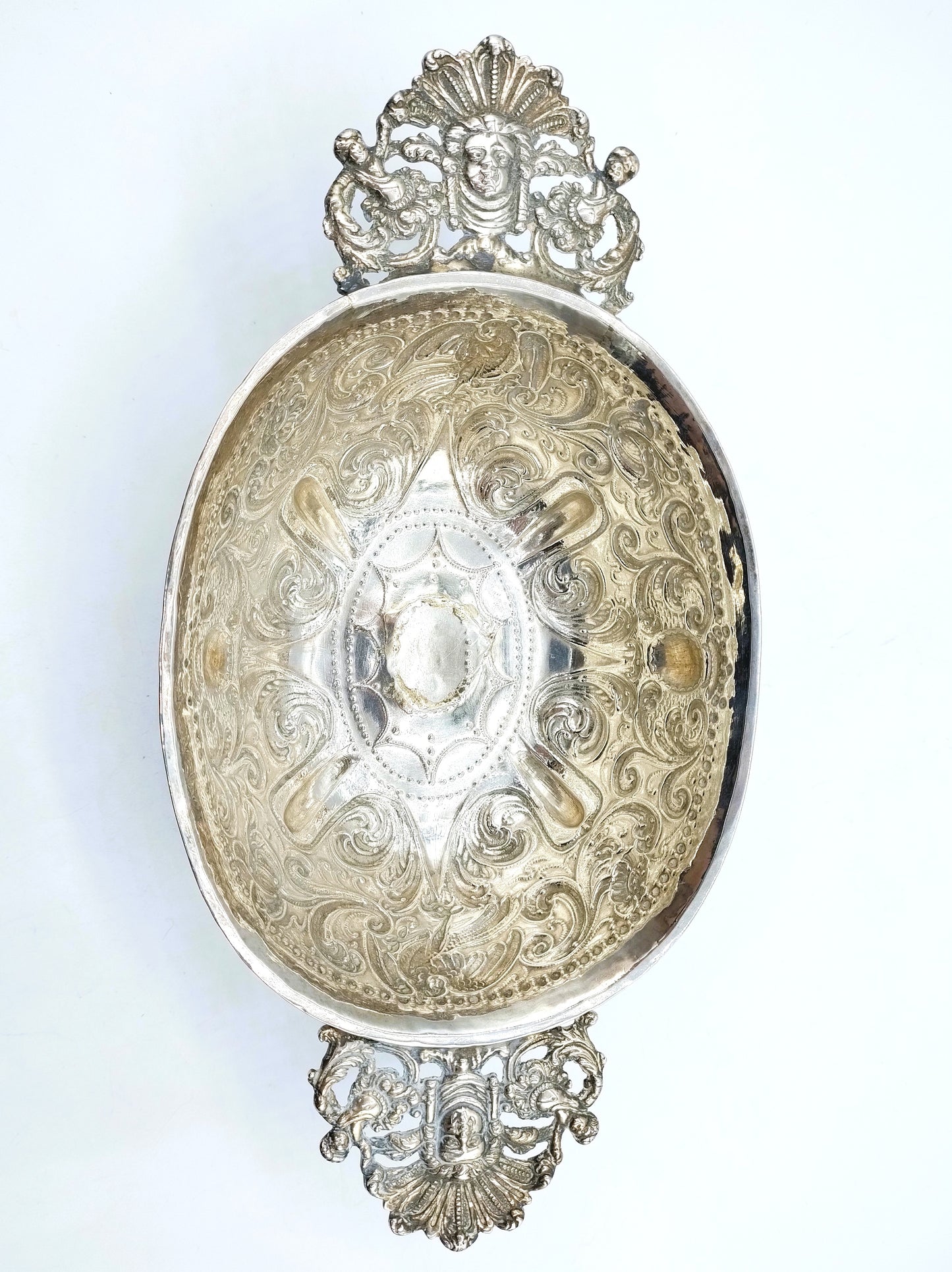 Zilveren brandewijnkom, J. de Vries, Sneek, 1764