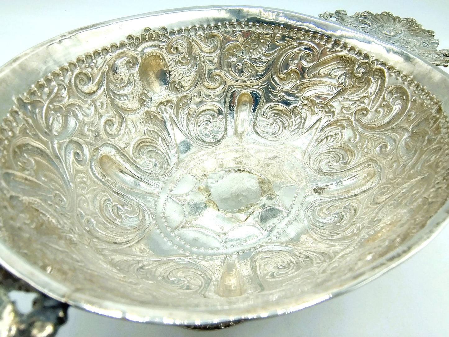 Zilveren brandewijnkom, J. de Vries, Sneek, 1764