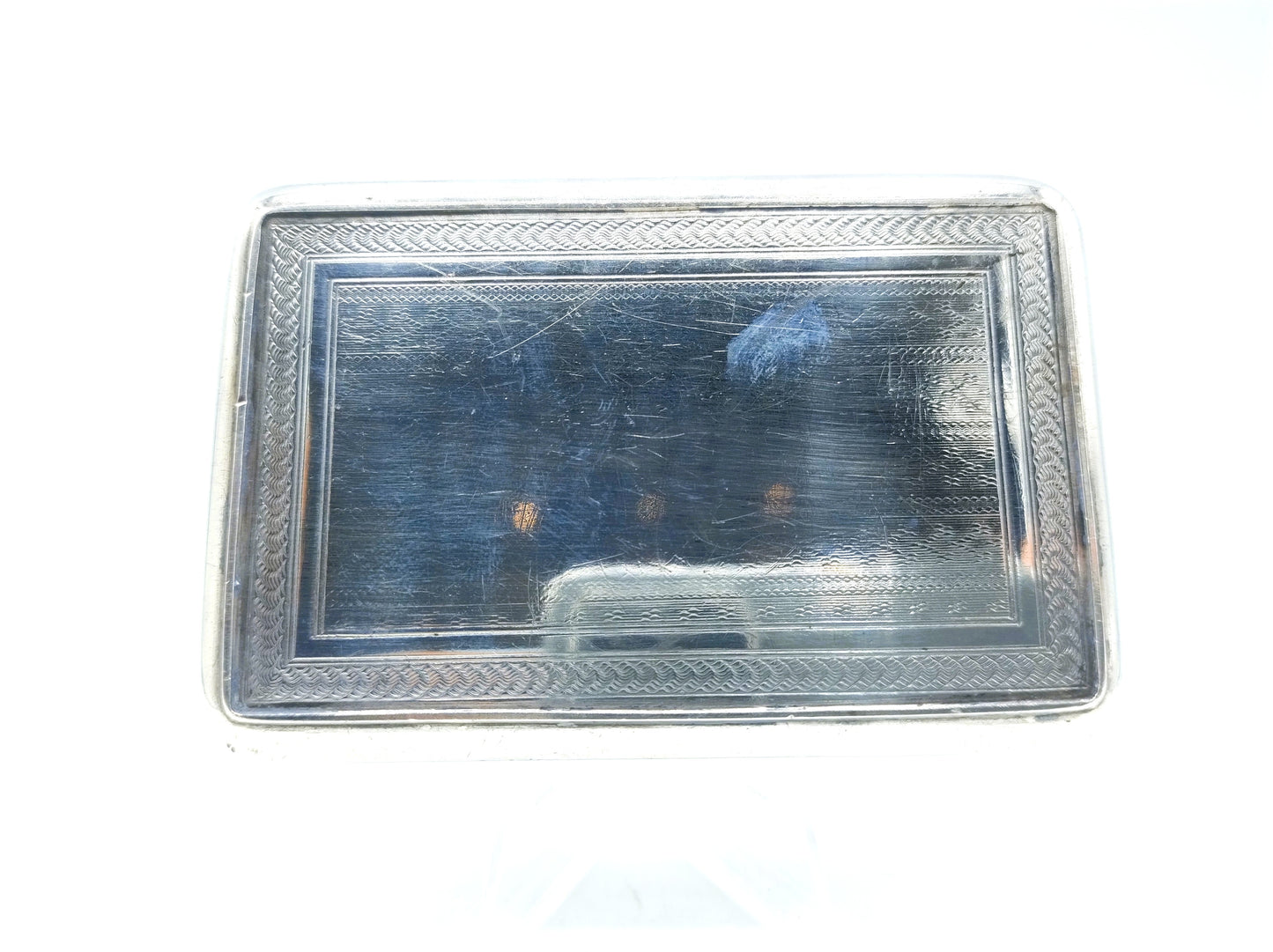 Silver snuff box, C. Sander, Vienna, 1845