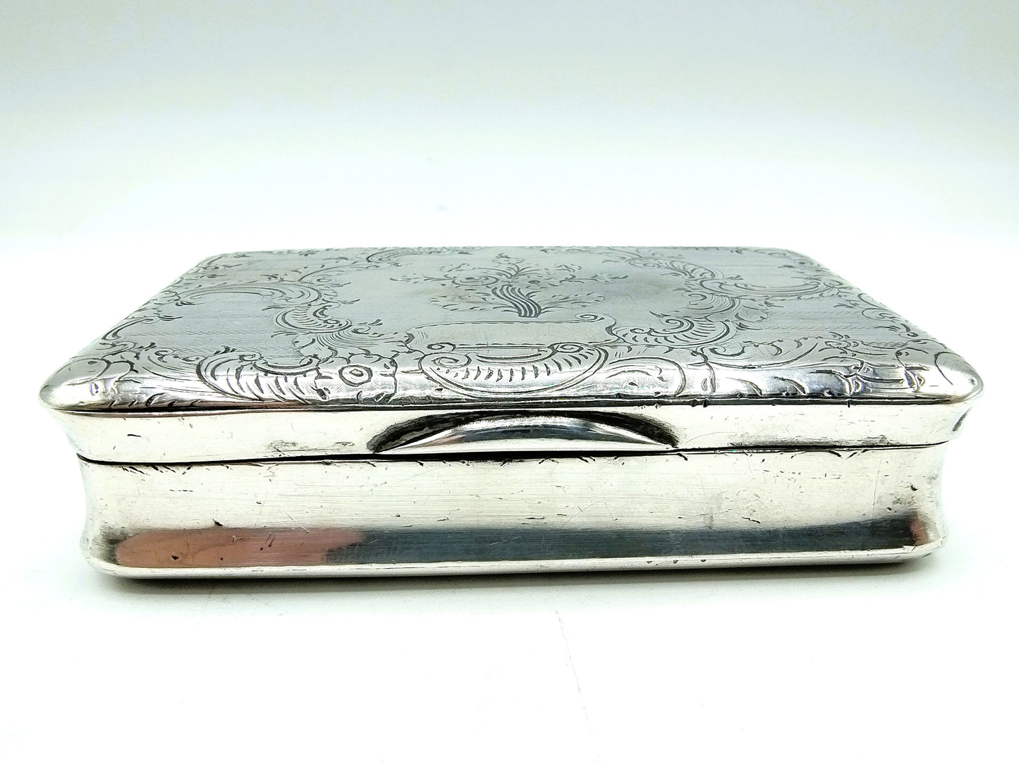 Silver snuff box, C. Sander, Vienna, 1845