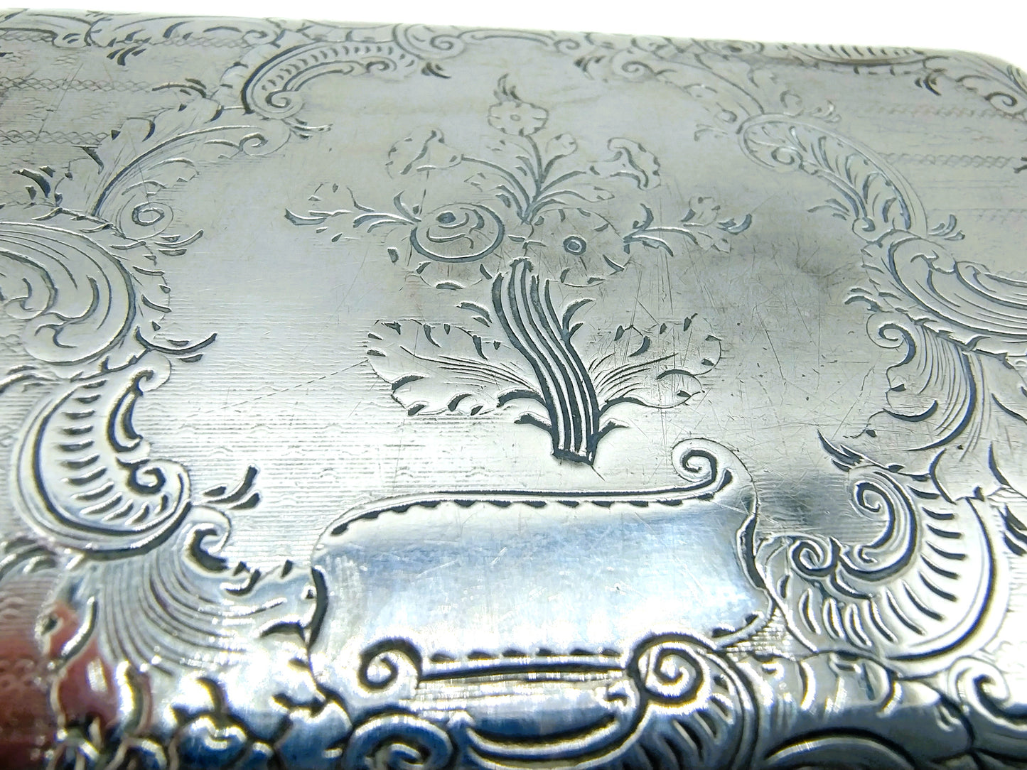 Silver snuff box, C. Sander, Vienna, 1845