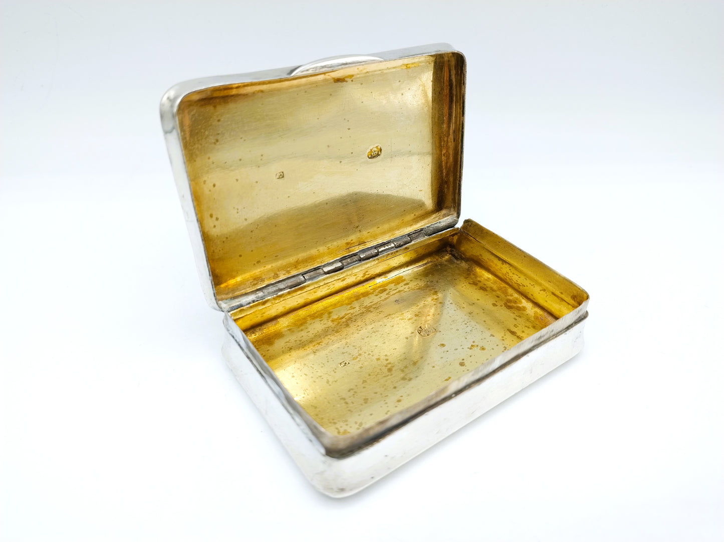 Silver snuff box, C. Sander, Vienna, 1845
