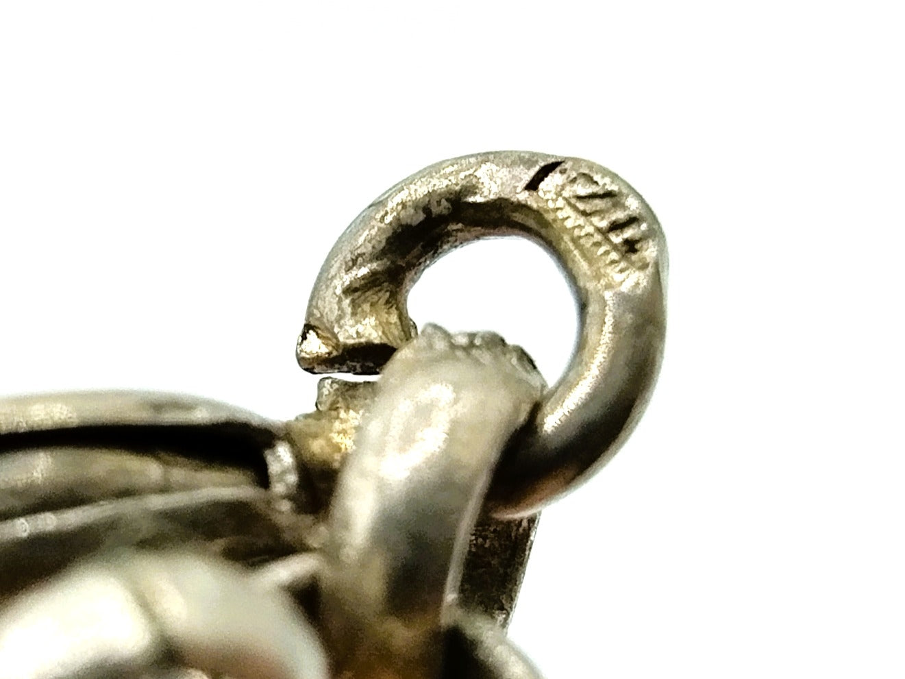 Zilveren jasseronketting met 3 zilveren bedels, 835