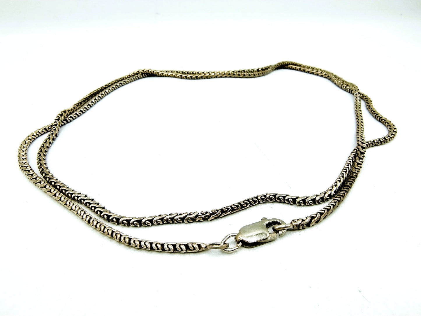 Zilveren slangenketting, 835