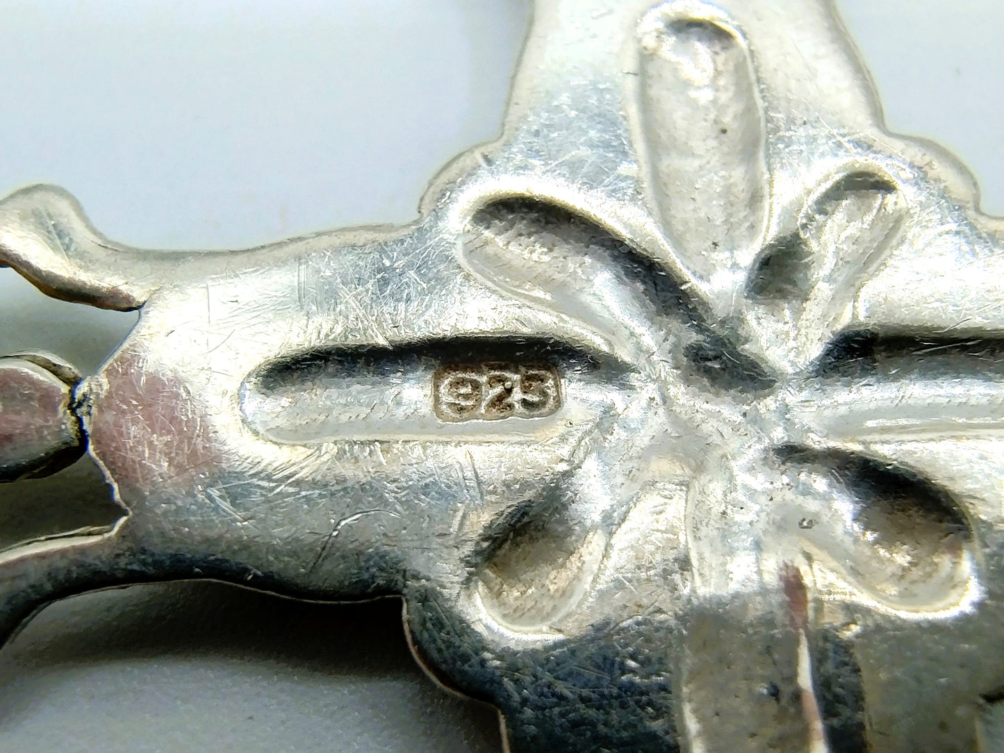 Zilveren kruishanger, 925