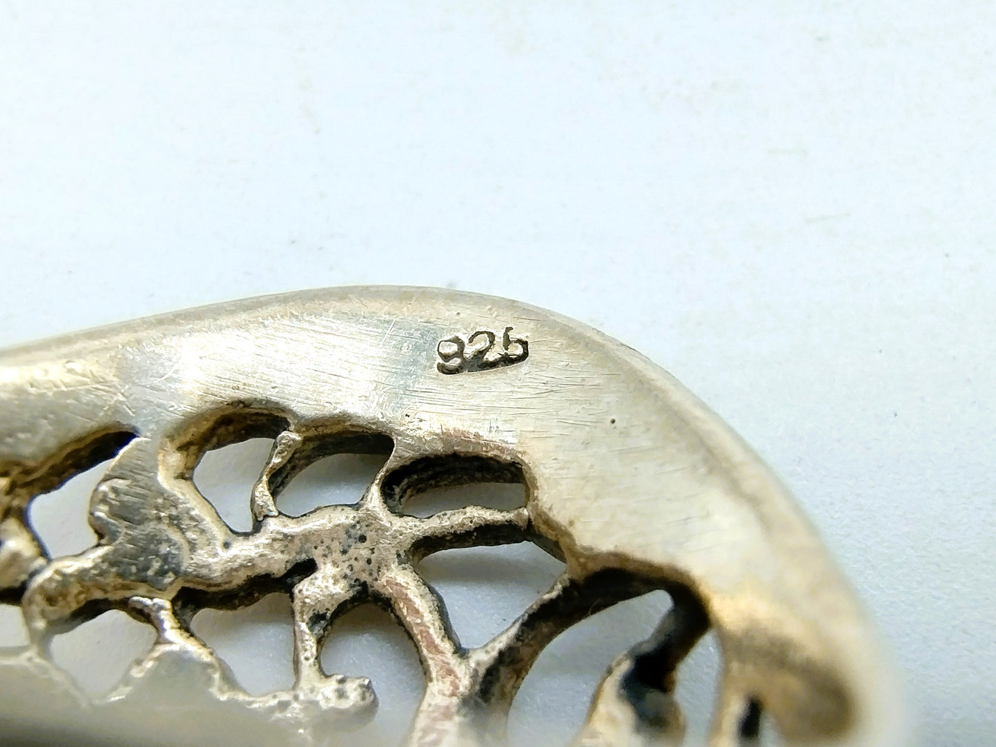 Silver ring with bird, 925, 18.5 mm