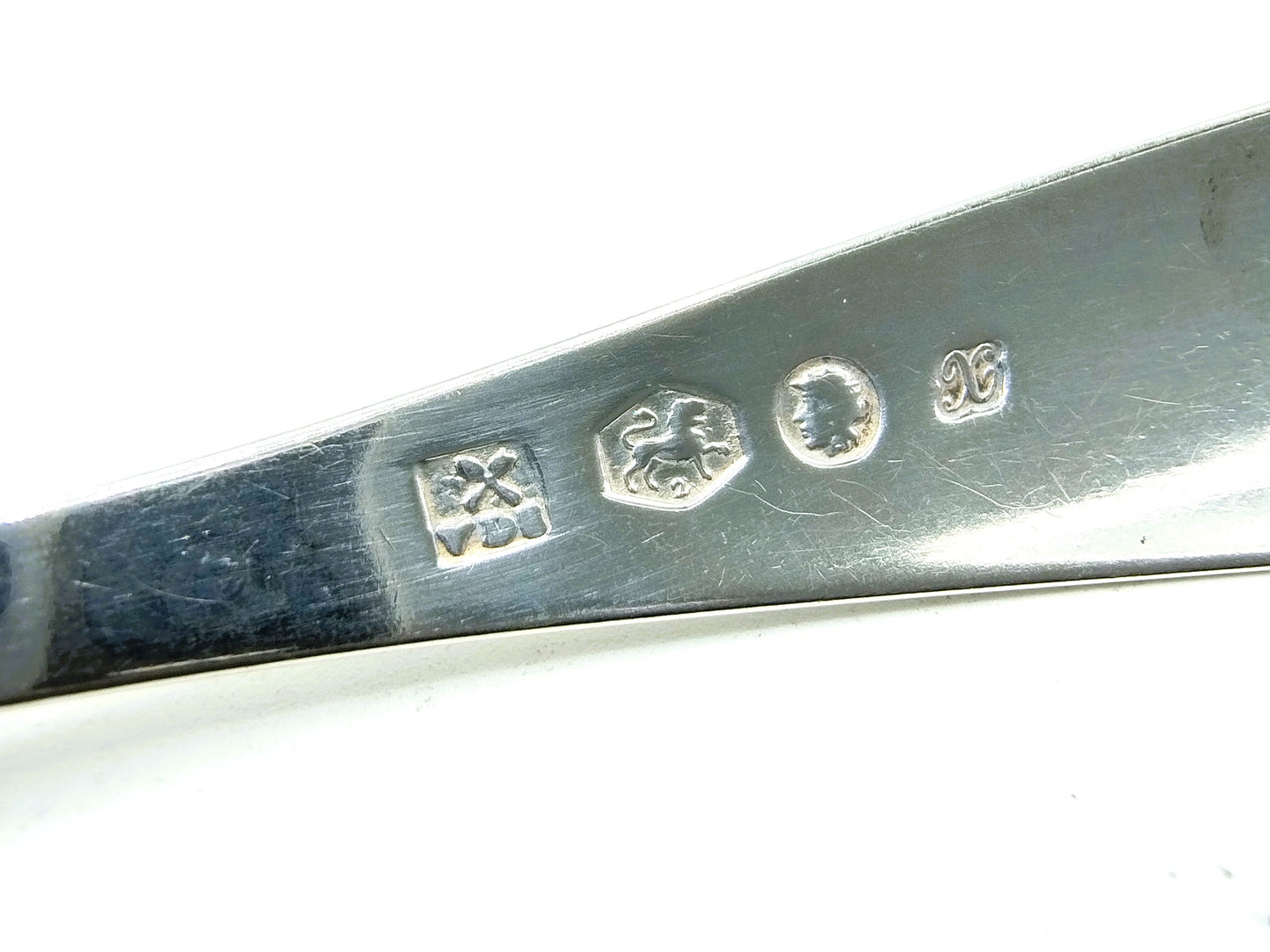 Silver teaspoons, 6 pieces, J. van den Broek, Amsterdam, 1829