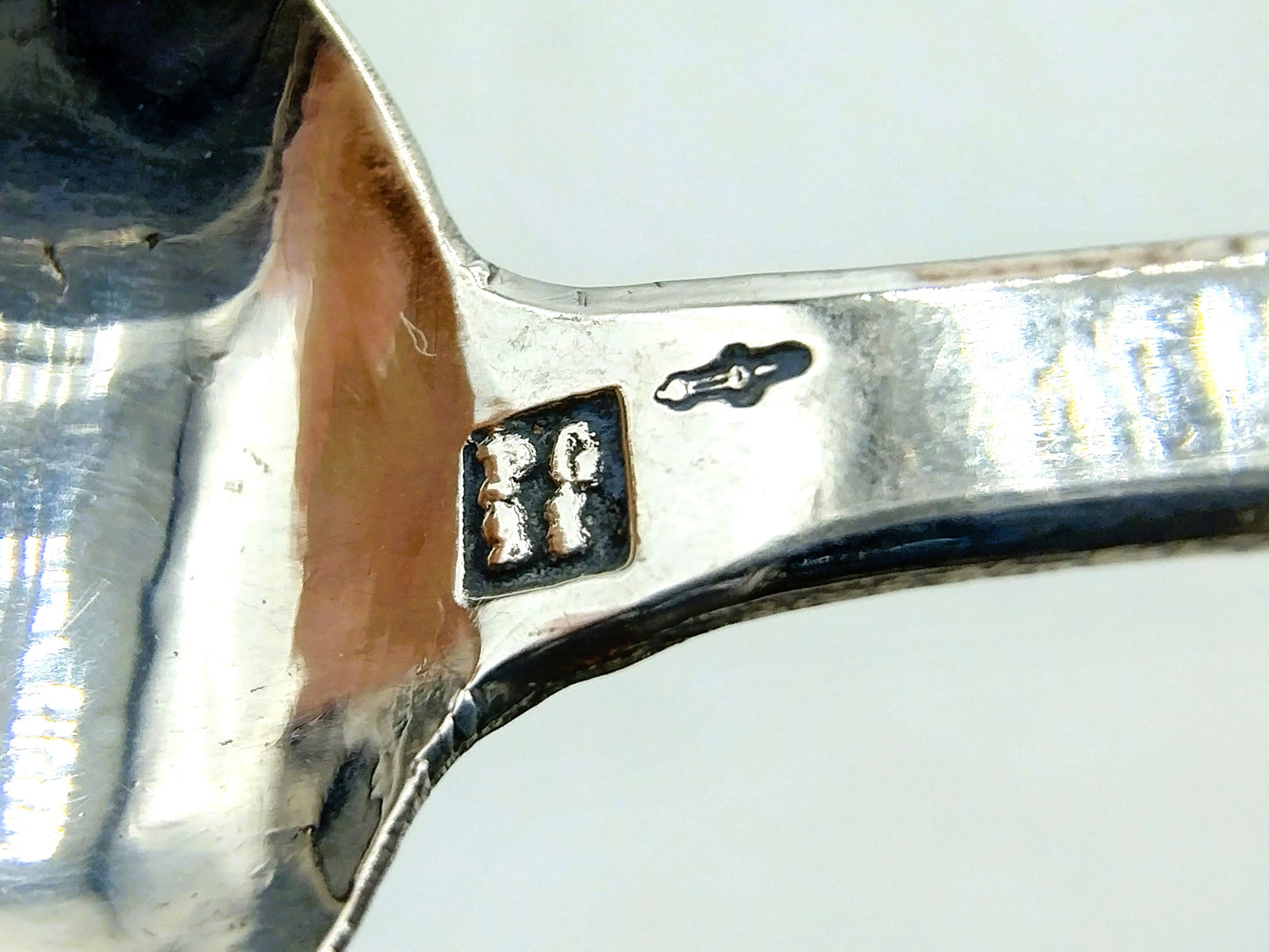 Zilveren theelepels, 12-delig, P. van Geelen, Schoonhoven, 19e eeuws