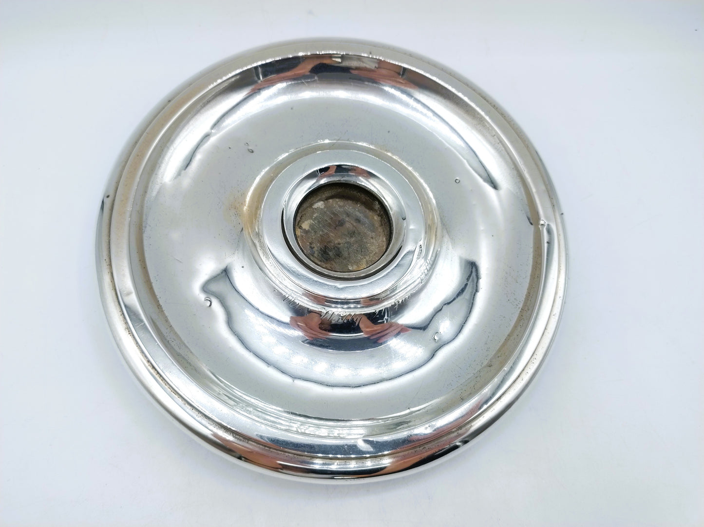 Silver candle holder, NM van Kempen and sons, Voorschoten, 1919