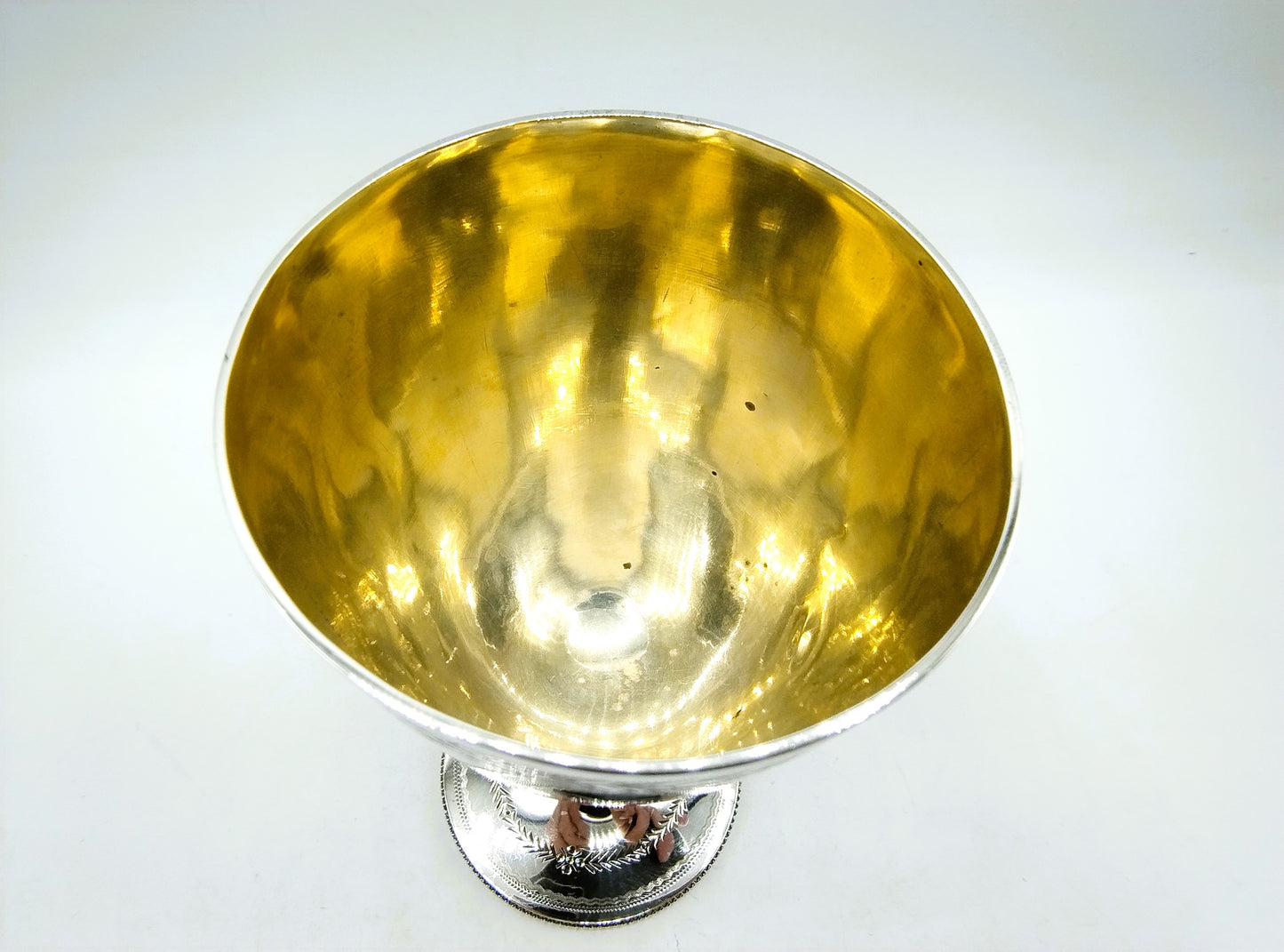 Victoriaans zilveren wijnglas, Mappin & Webb, Londen, 1874