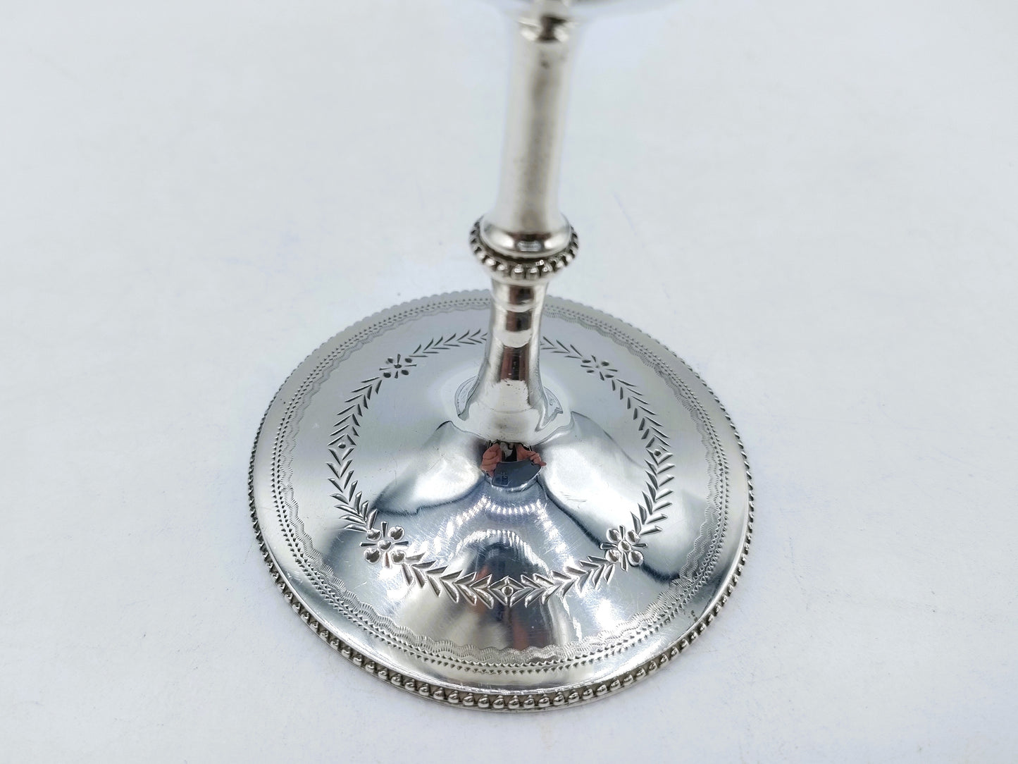 Victoriaans zilveren wijnglas, Mappin & Webb, Londen, 1874