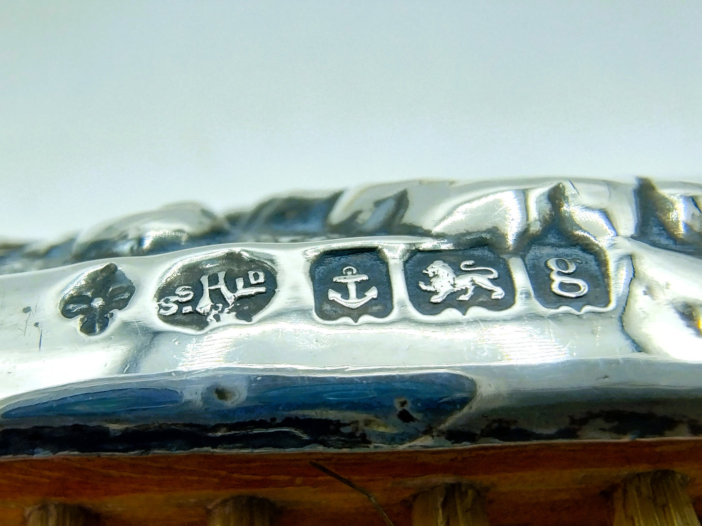 Silbernes Haubenset, W. Hutten & Sons, Birmingham, 1899