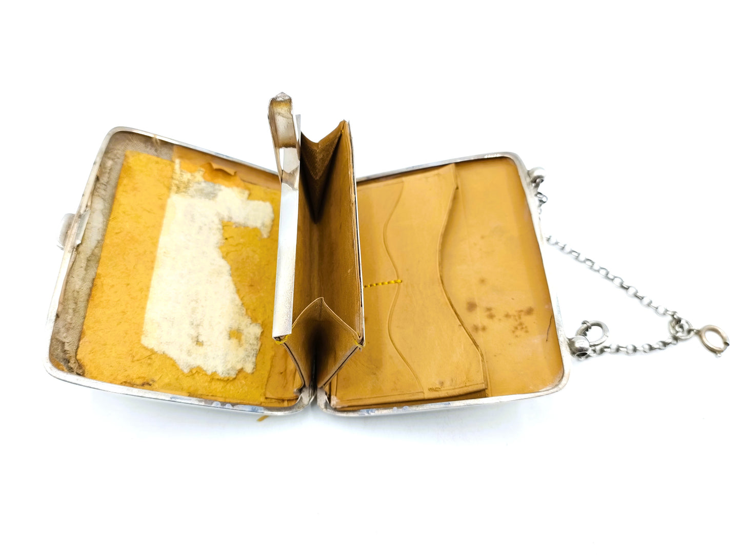 Silver purse/card holder, J. Gilbert, Birmingham, 1887