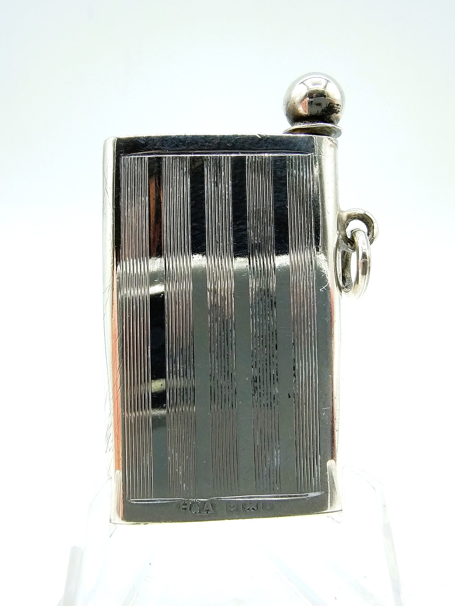 Silberne Streichholzfeuerzeugschachtel, Horton & Allday, Birmingham, 1910