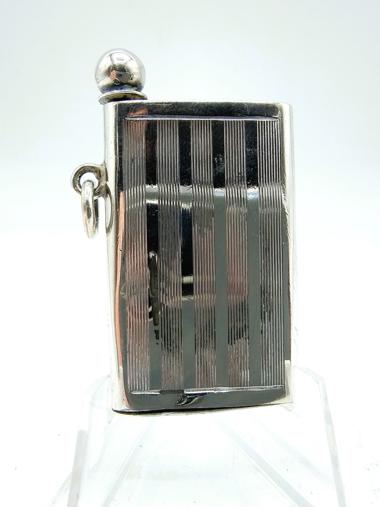Silberne Streichholzfeuerzeugschachtel, Horton & Allday, Birmingham, 1910