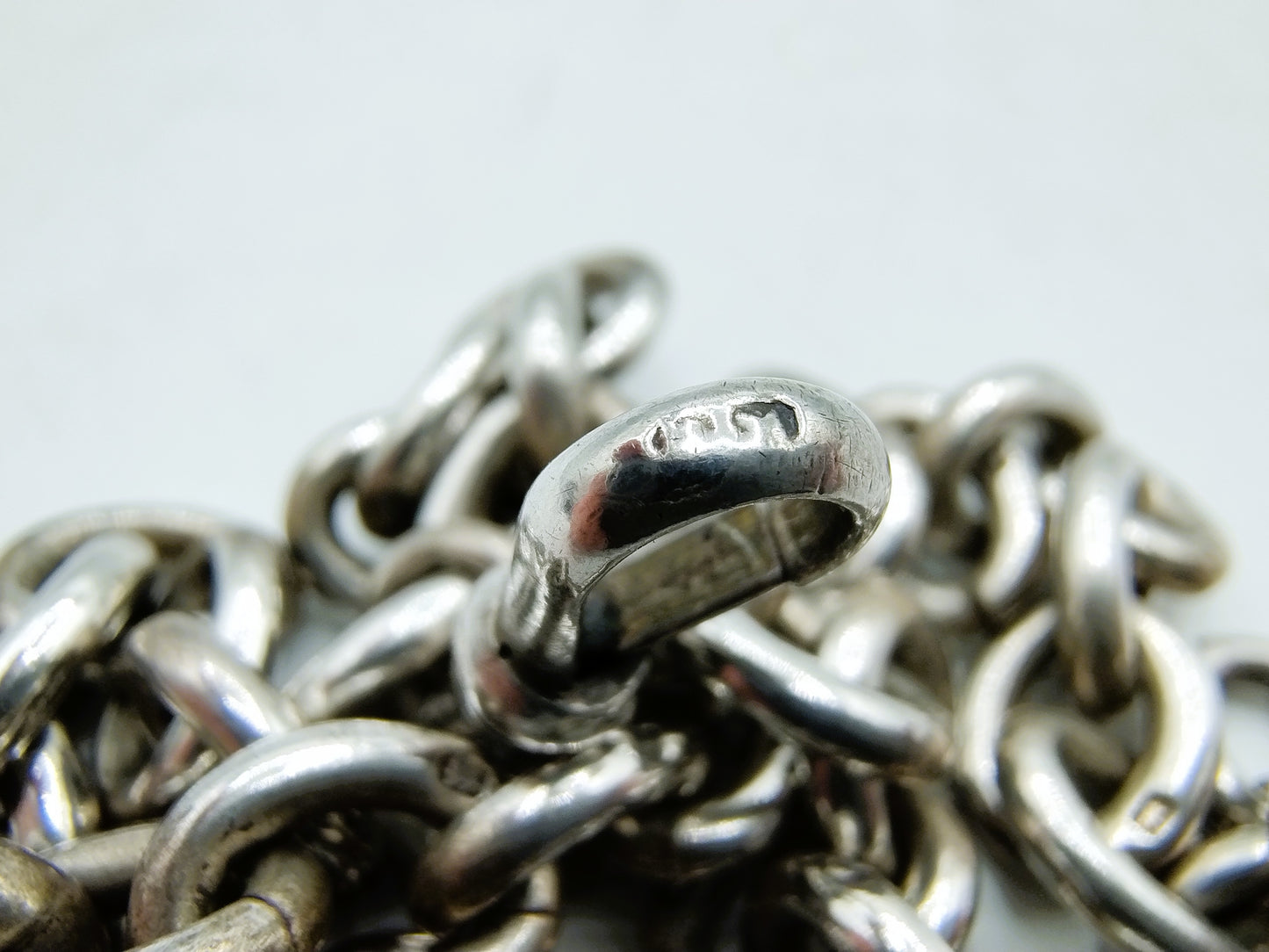 Silver watch chain, 40.5 cm, England, 925
