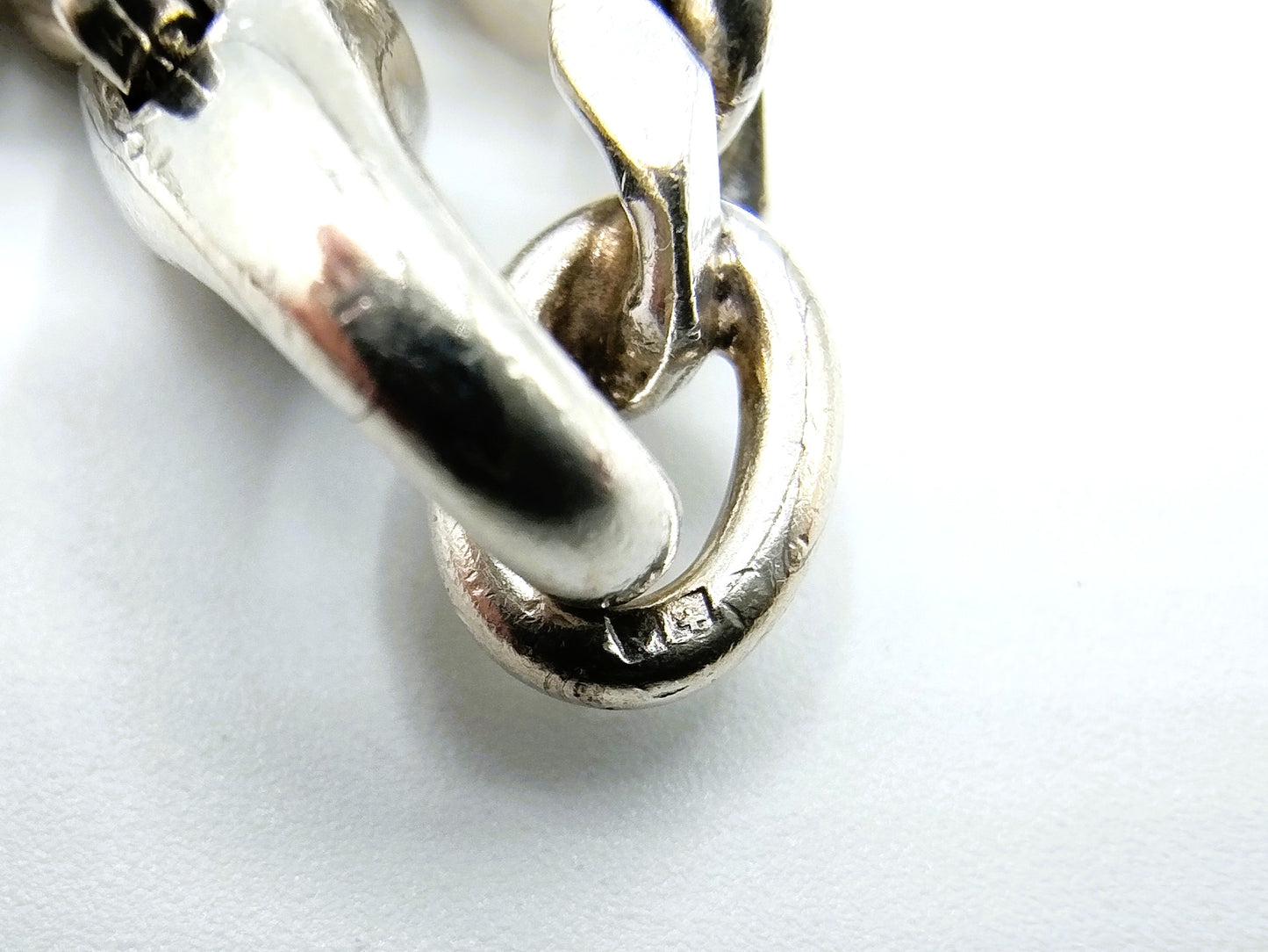 Silver men's chain, 51 cm, 925