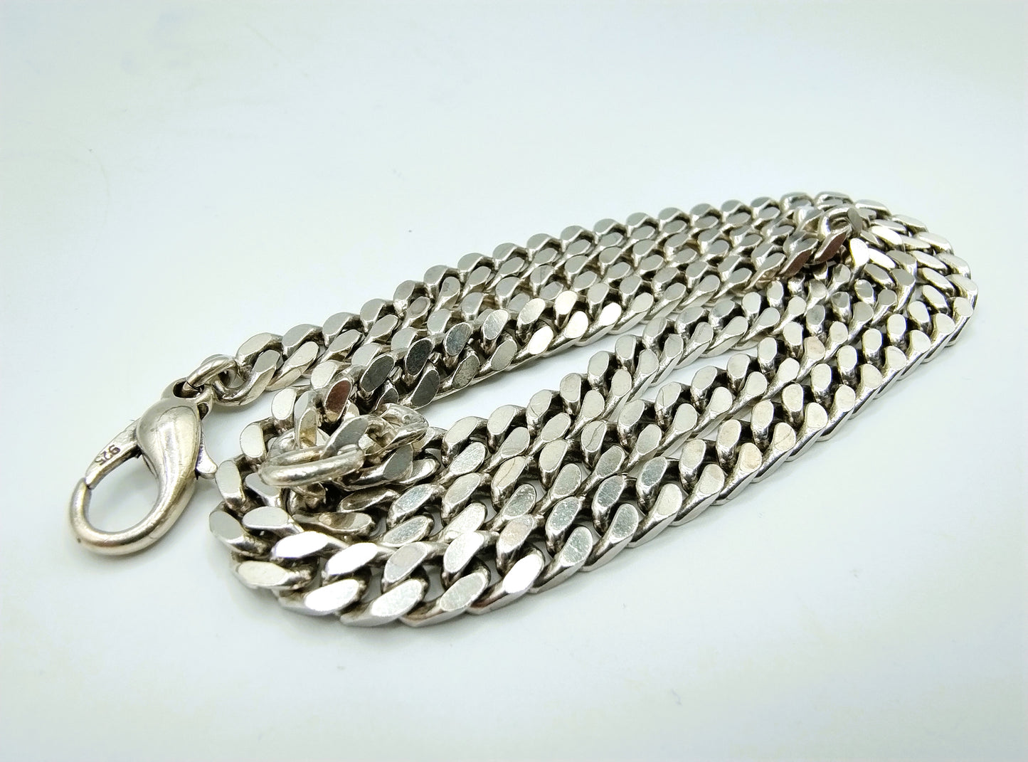Silver men's chain, 51 cm, 925