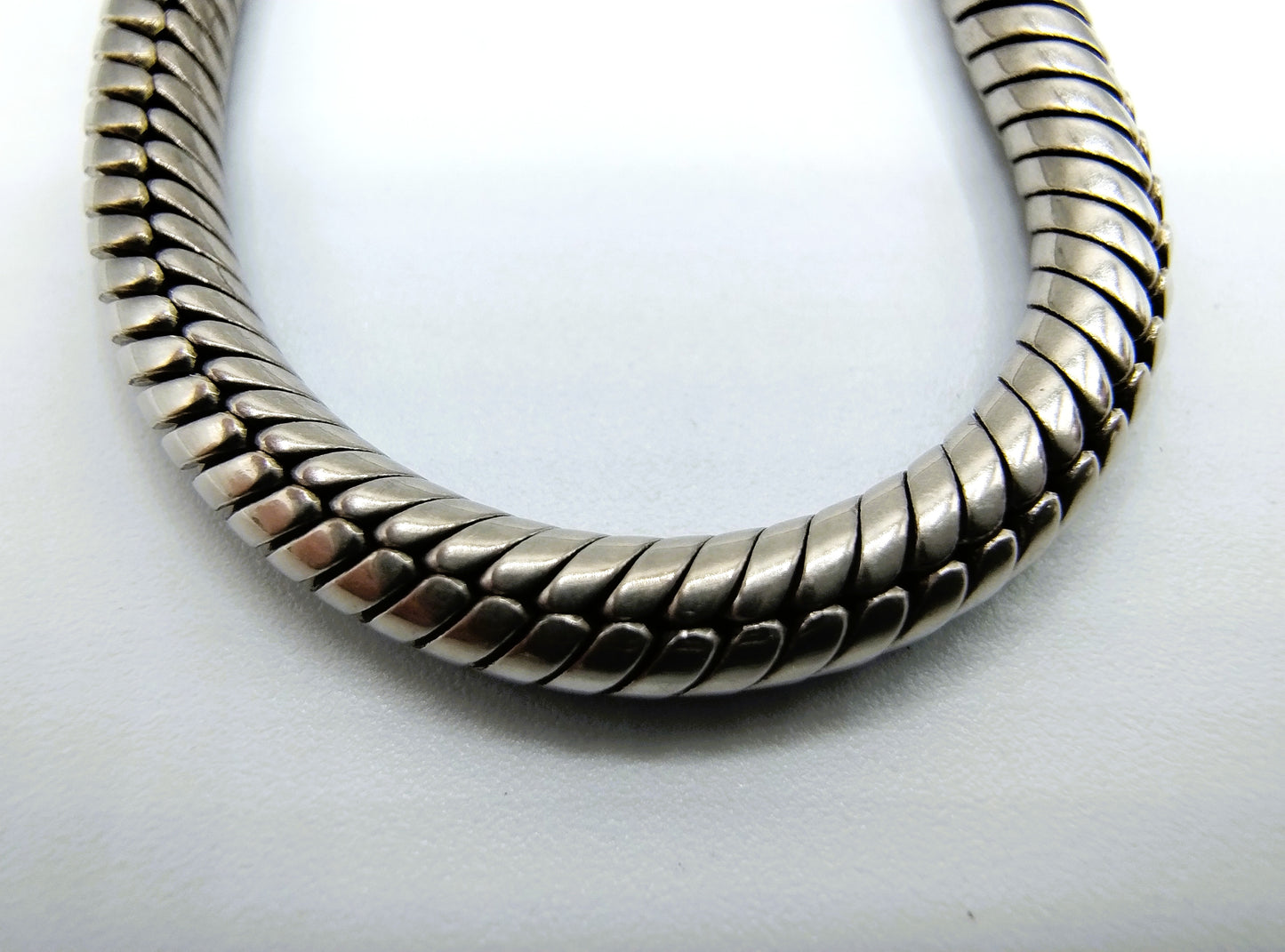 Silbernes Schlangenarmband, 22,5 cm, 925