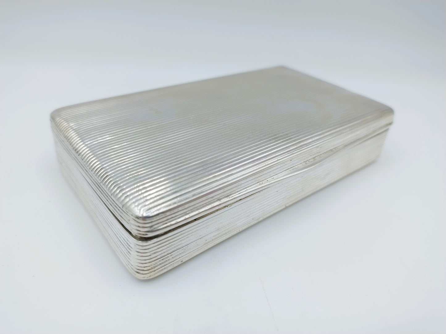Silver tobacco box, JA de Haas, Amsterdam, 1811