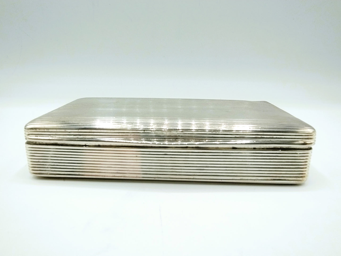 Silver tobacco box, JA de Haas, Amsterdam, 1811