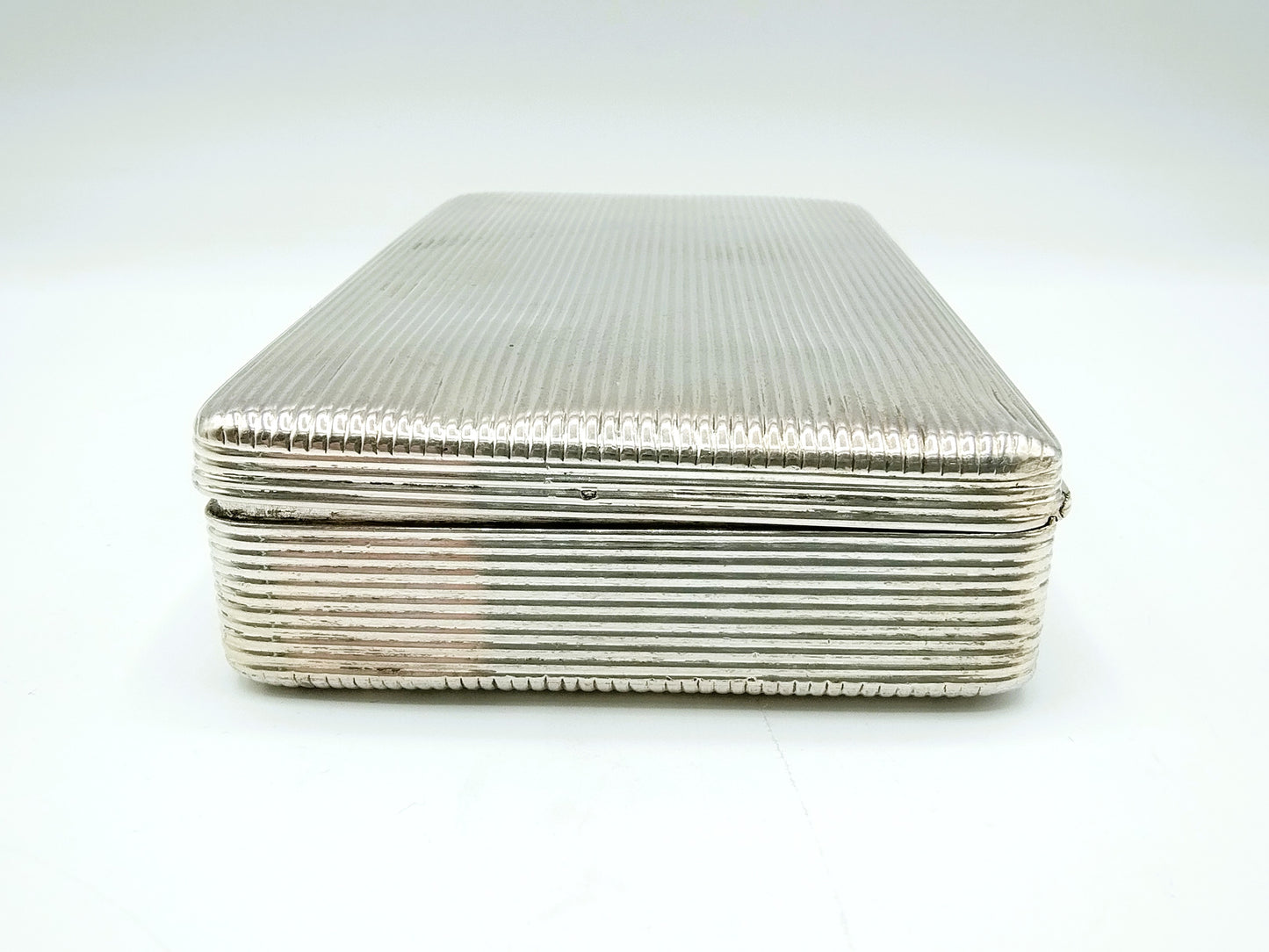 Silver tobacco box, JA de Haas, Amsterdam, 1811