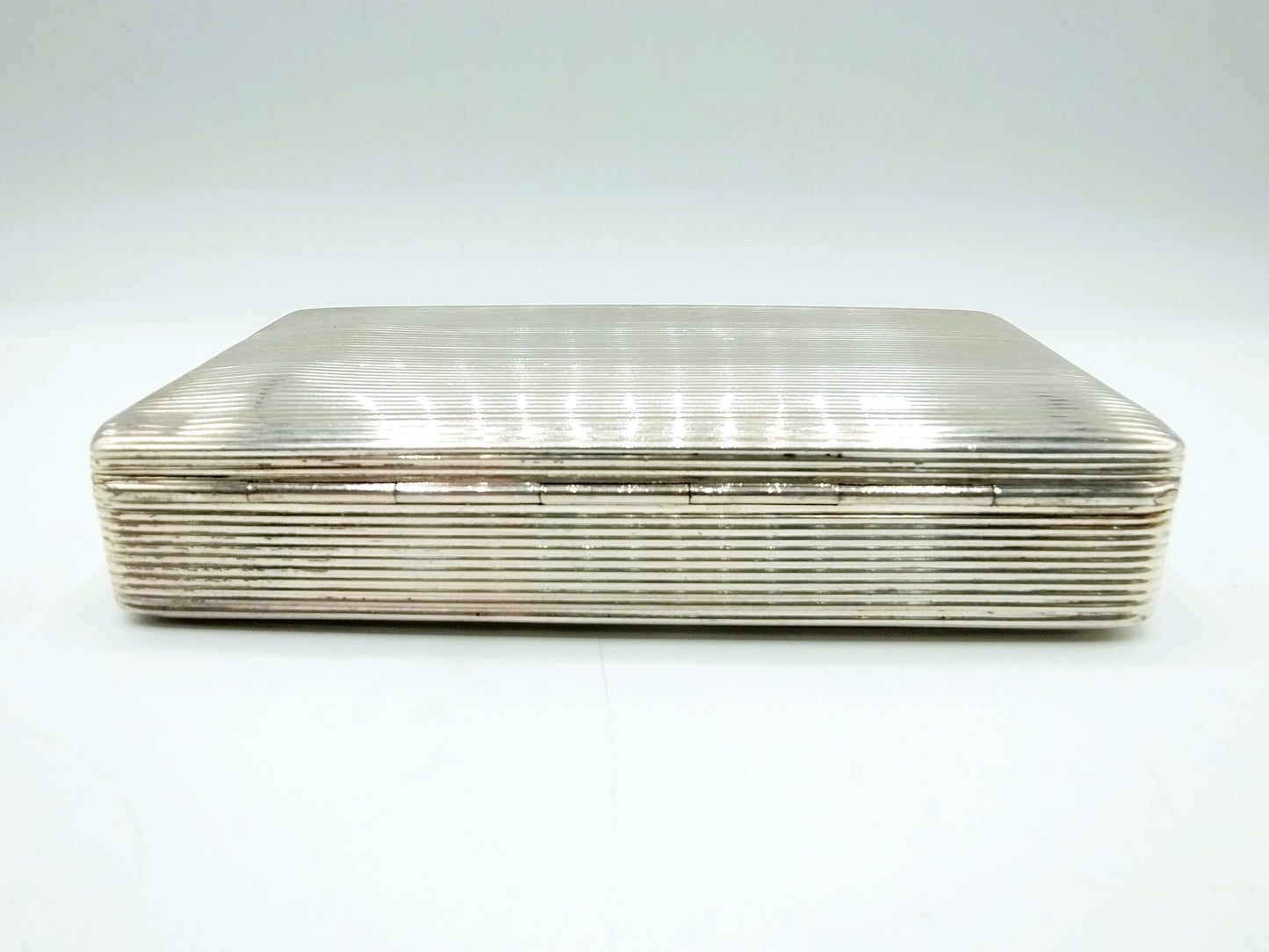 Silver tobacco box, JA de Haas, Amsterdam, 1811