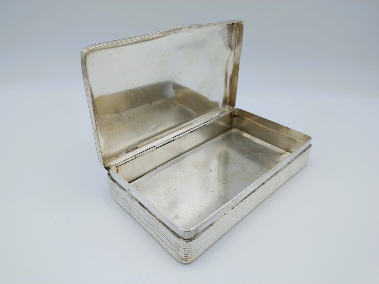 Silver tobacco box, JA de Haas, Amsterdam, 1811
