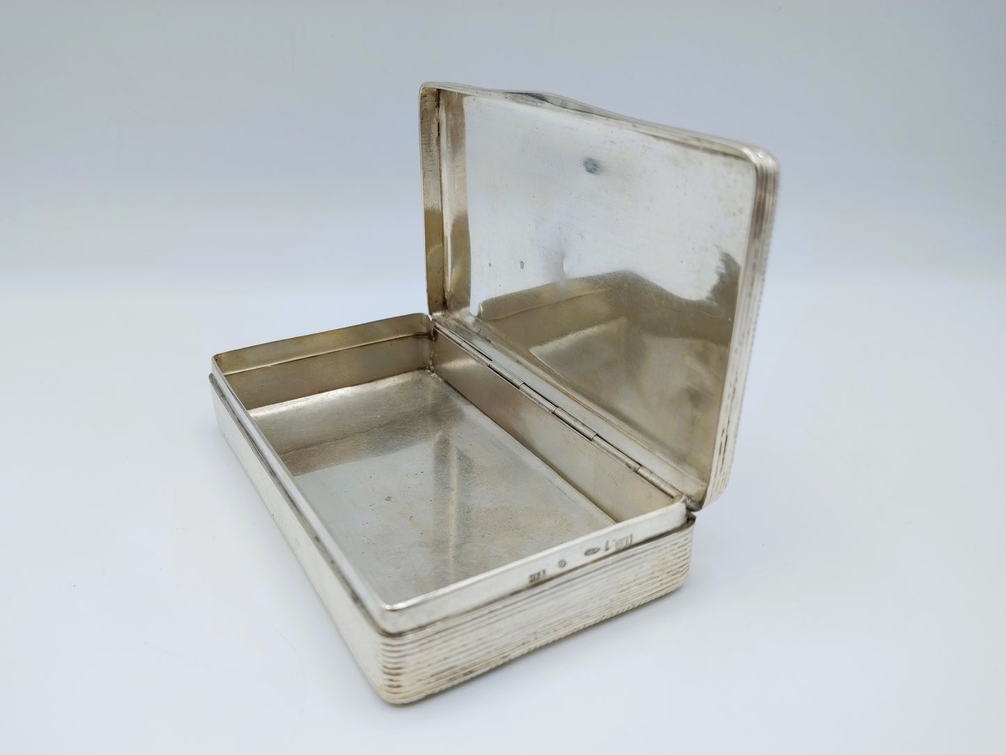 Silver tobacco box, JA de Haas, Amsterdam, 1811