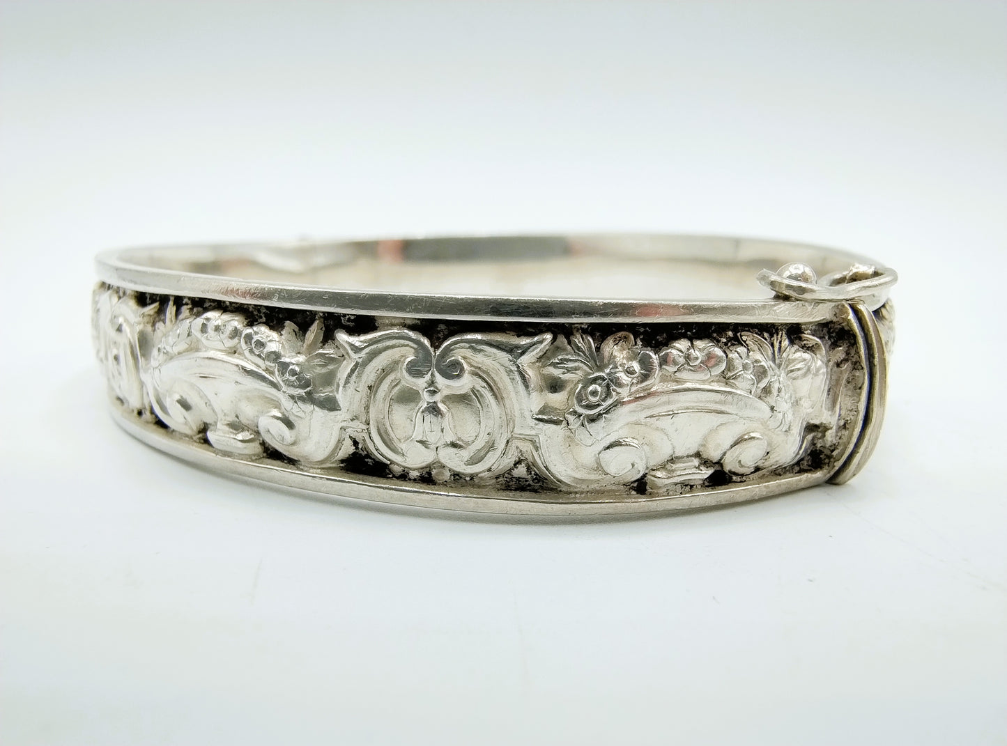 Zilveren armband met bloemmotief, empire, 925