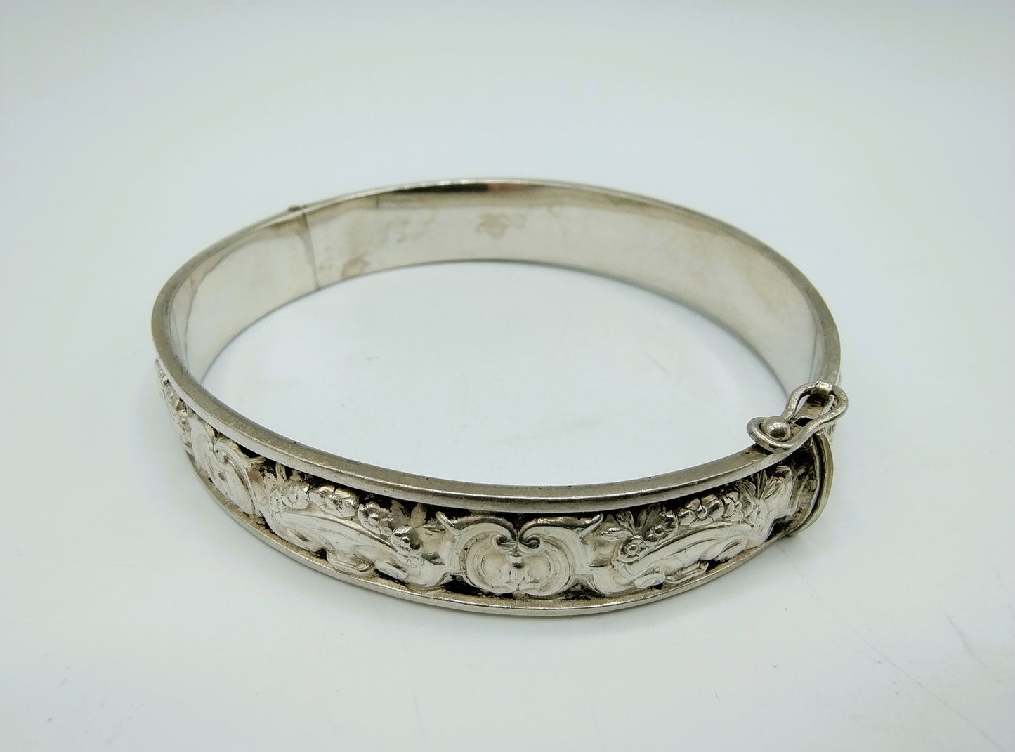 Zilveren armband met bloemmotief, empire, 925