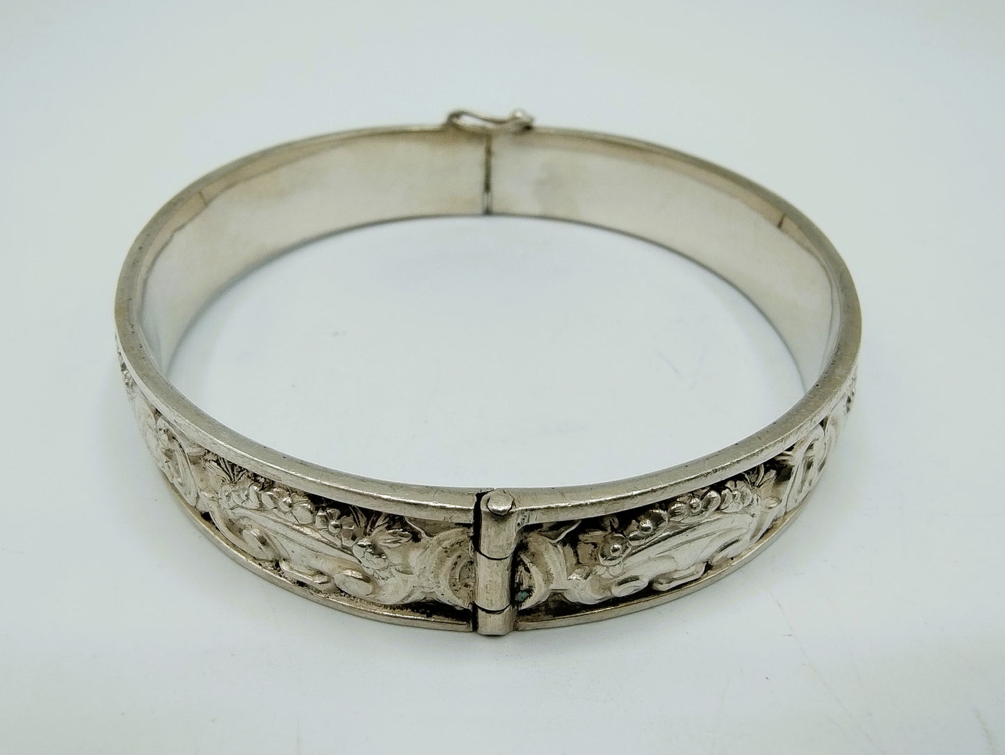 Zilveren armband met bloemmotief, empire, 925
