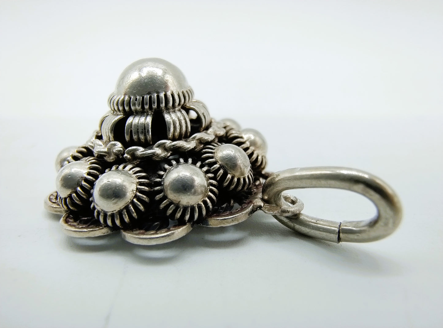Silver Zeeland button pendant, 925