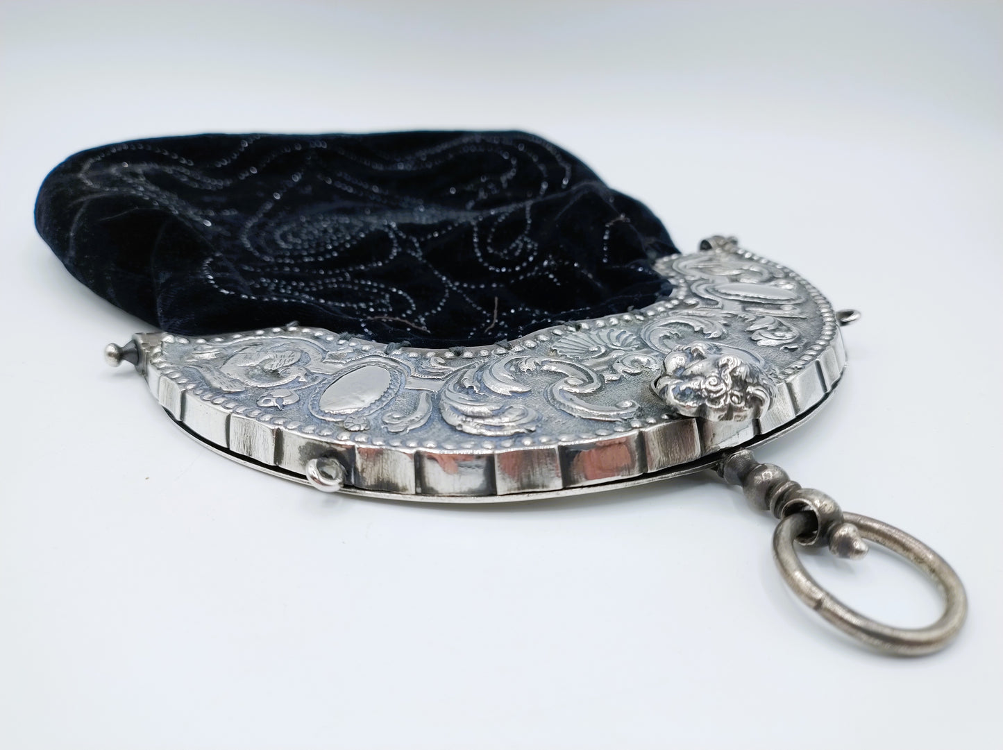 Silver buckle bag, LJ Ringnalda, Bolsward, 1753