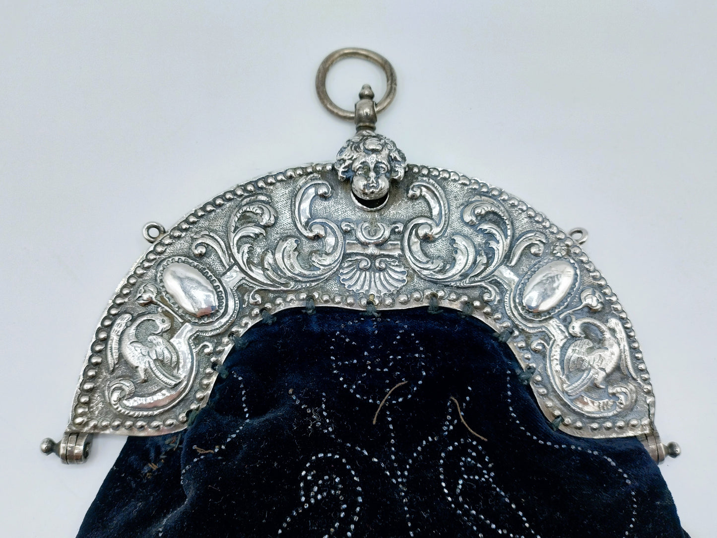 Silver buckle bag, LJ Ringnalda, Bolsward, 1753