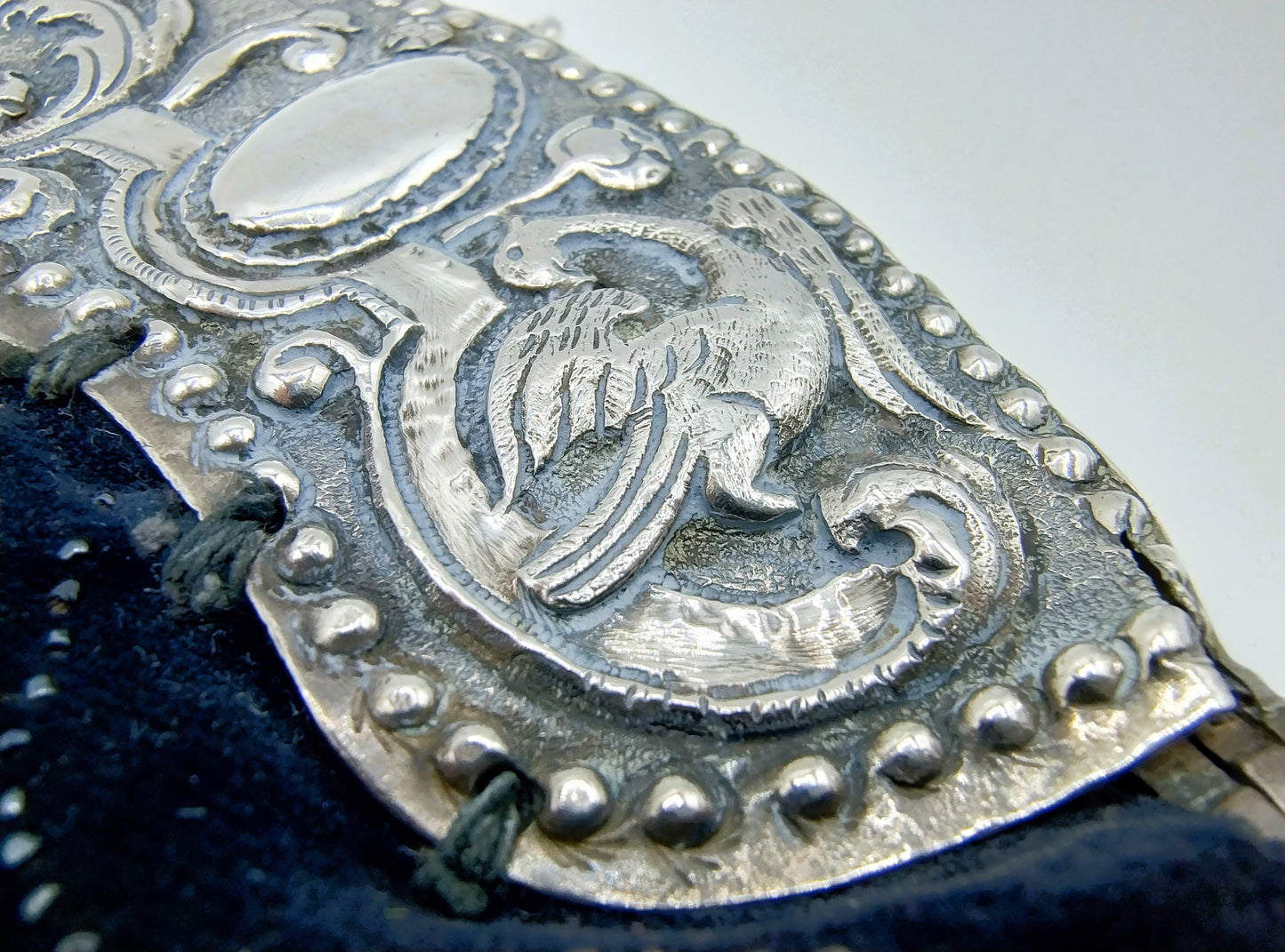 Silver buckle bag, LJ Ringnalda, Bolsward, 1753
