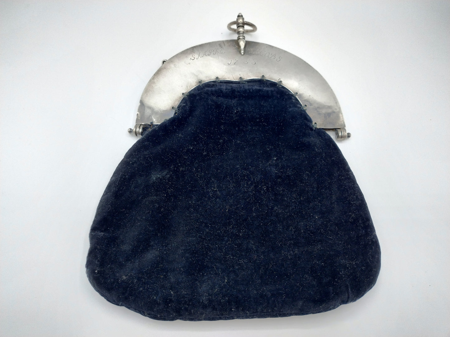 Silver buckle bag, LJ Ringnalda, Bolsward, 1753