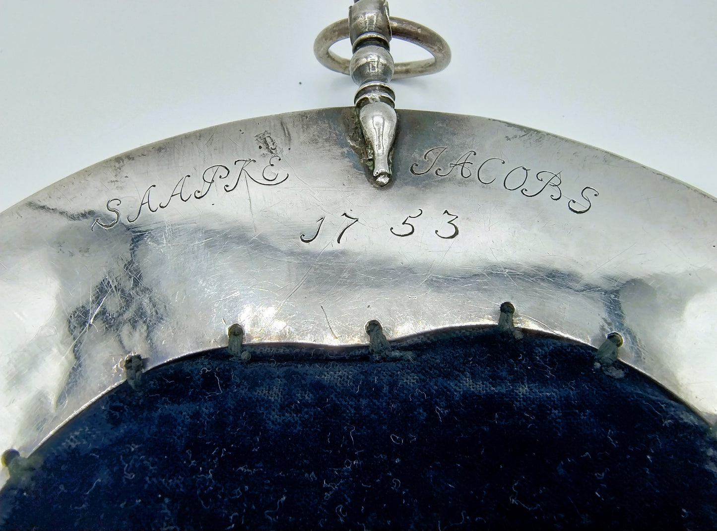 Silver buckle bag, LJ Ringnalda, Bolsward, 1753