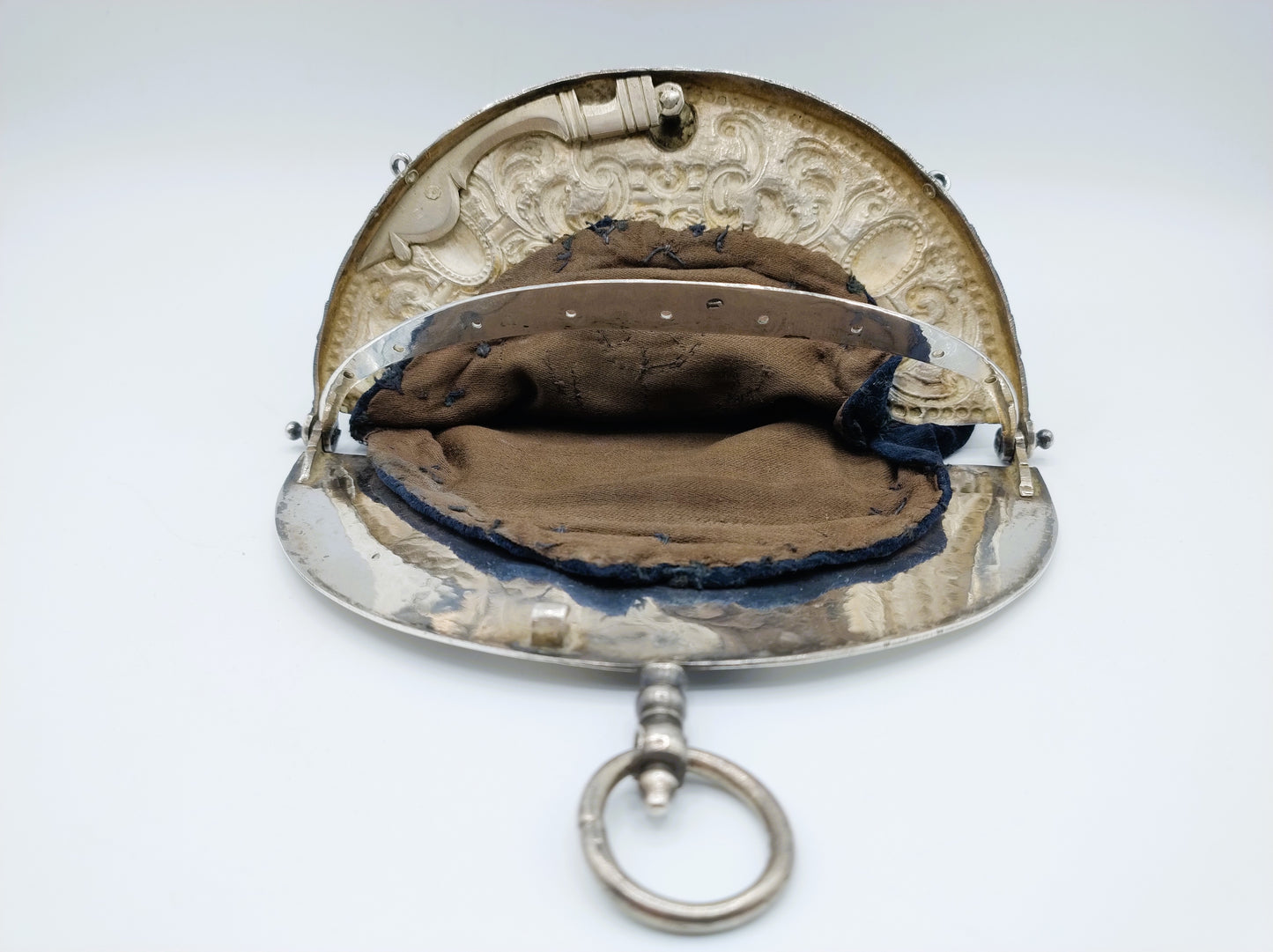 Silver buckle bag, LJ Ringnalda, Bolsward, 1753
