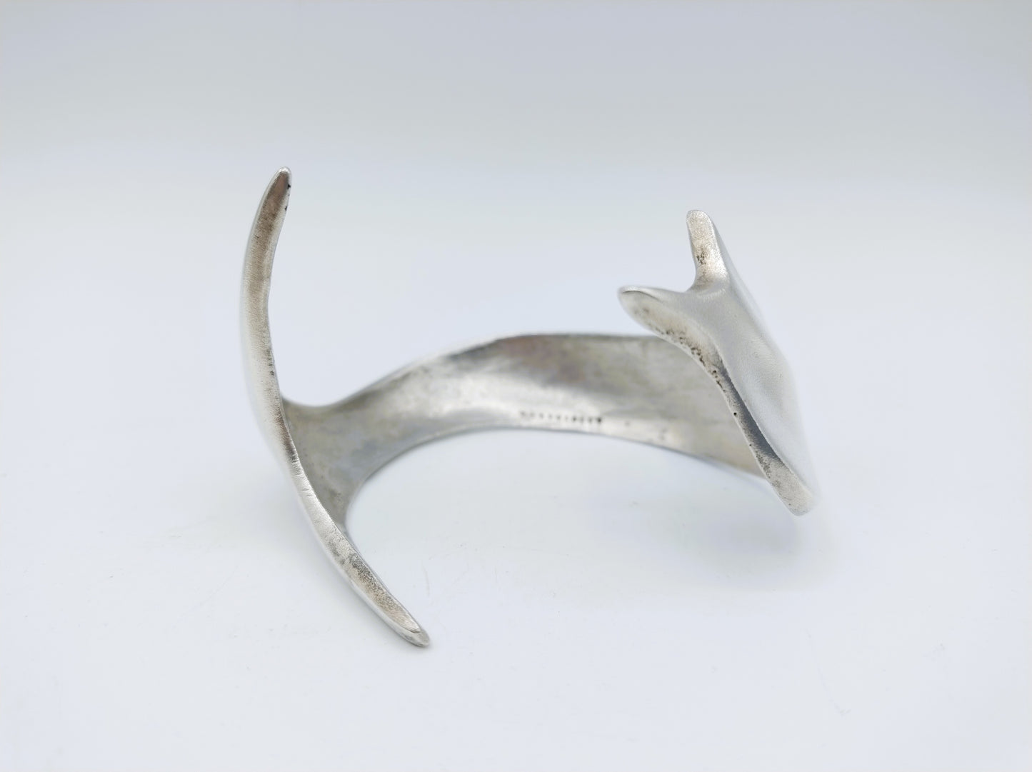 Silver design bracelet + earrings, Mart Visser, Netherlands
