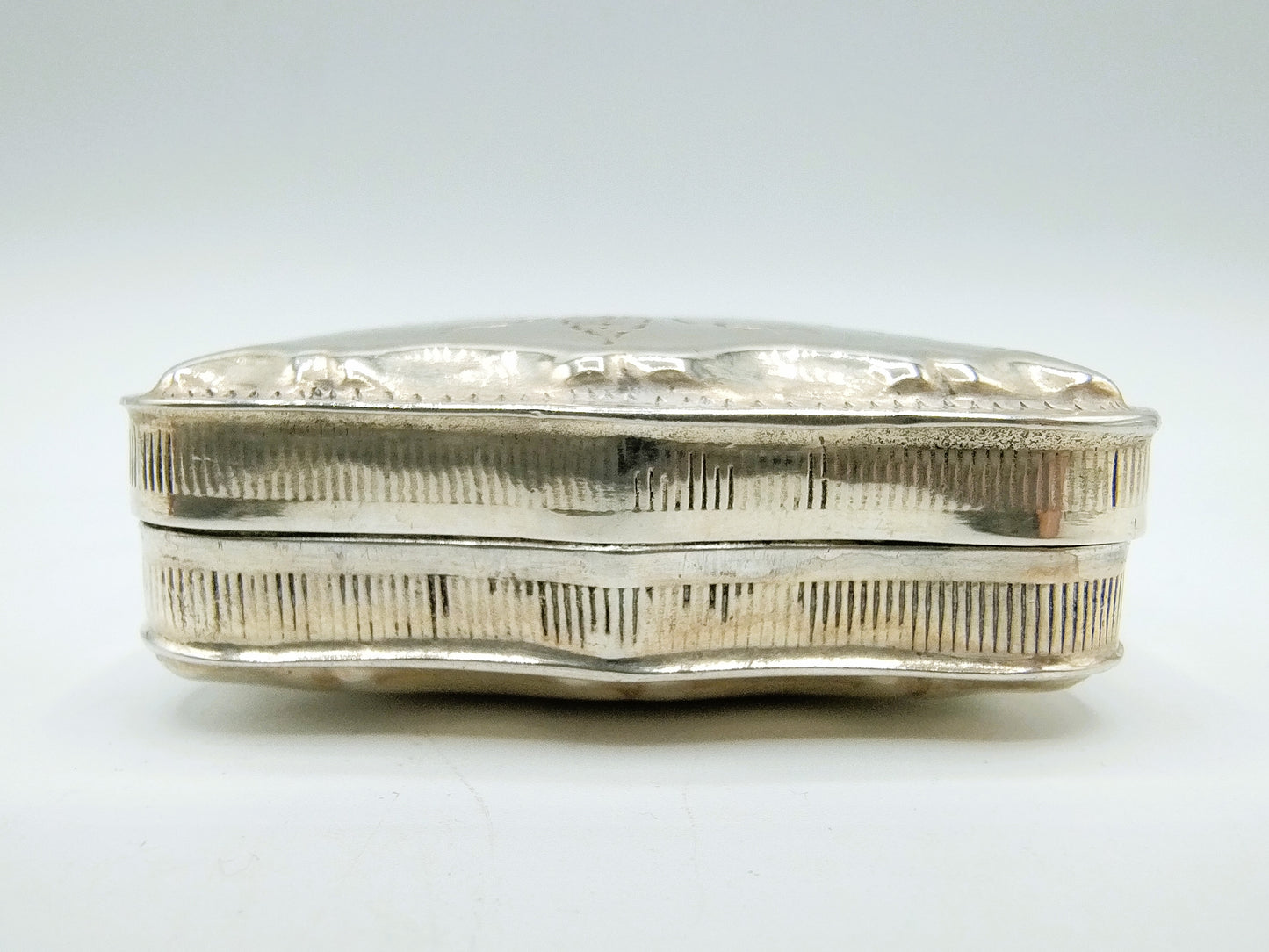 Silberne Pfefferminzdose, WJ Stekelenburg, Schoonhoven, 1862